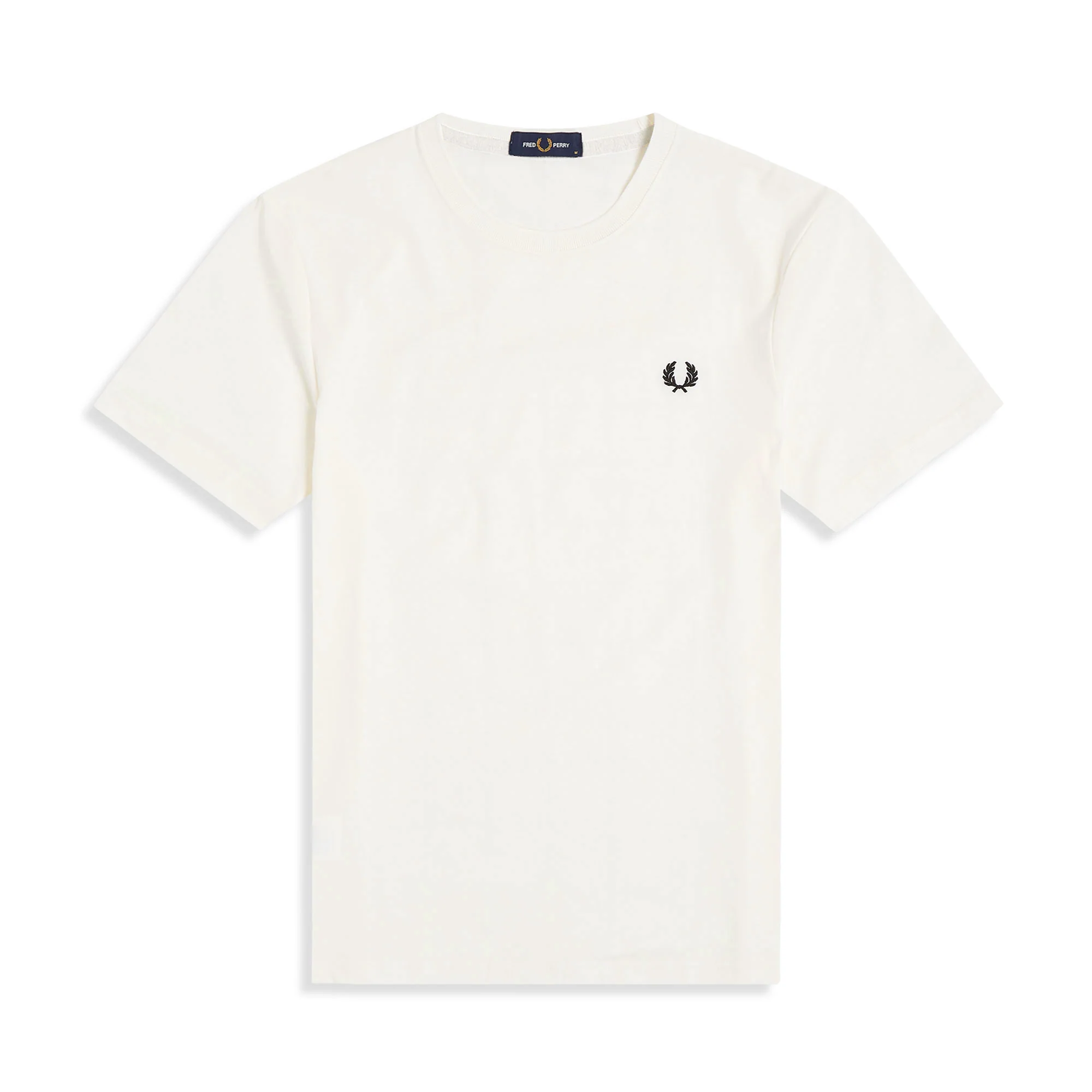 Fred Perry Crew Neck T-Shirt Snow White