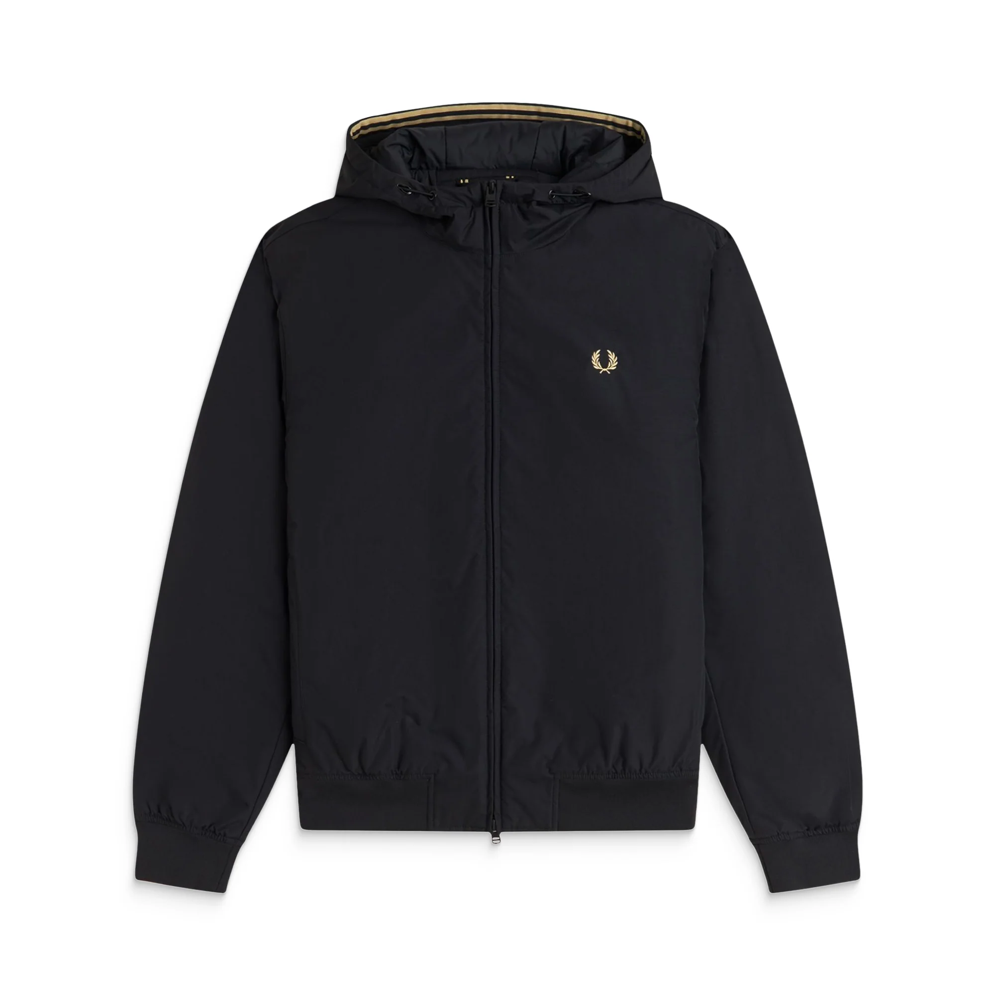 Fred Perry Hooded Brentham Jacket Black - Image 6