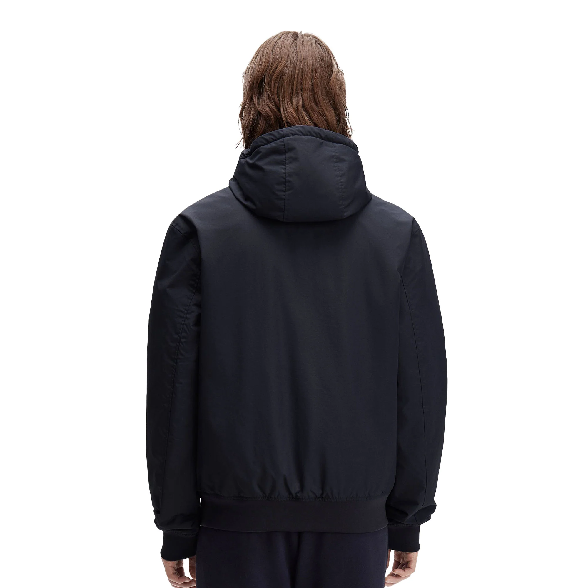 Fred Perry Hooded Brentham Jacket Navy - Image 2
