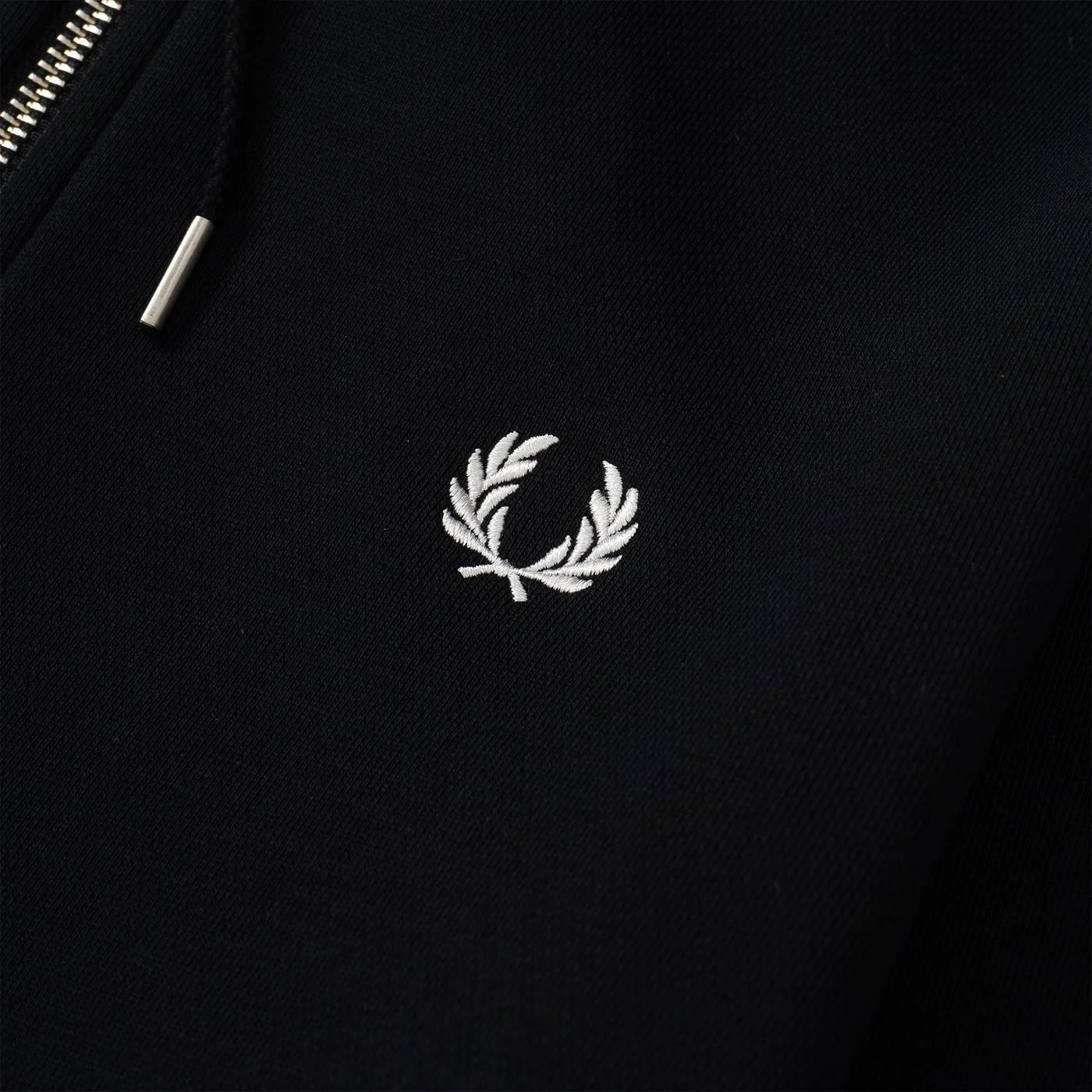 Fred Perry Hooded Full-Zip Jacket Black - Image 2