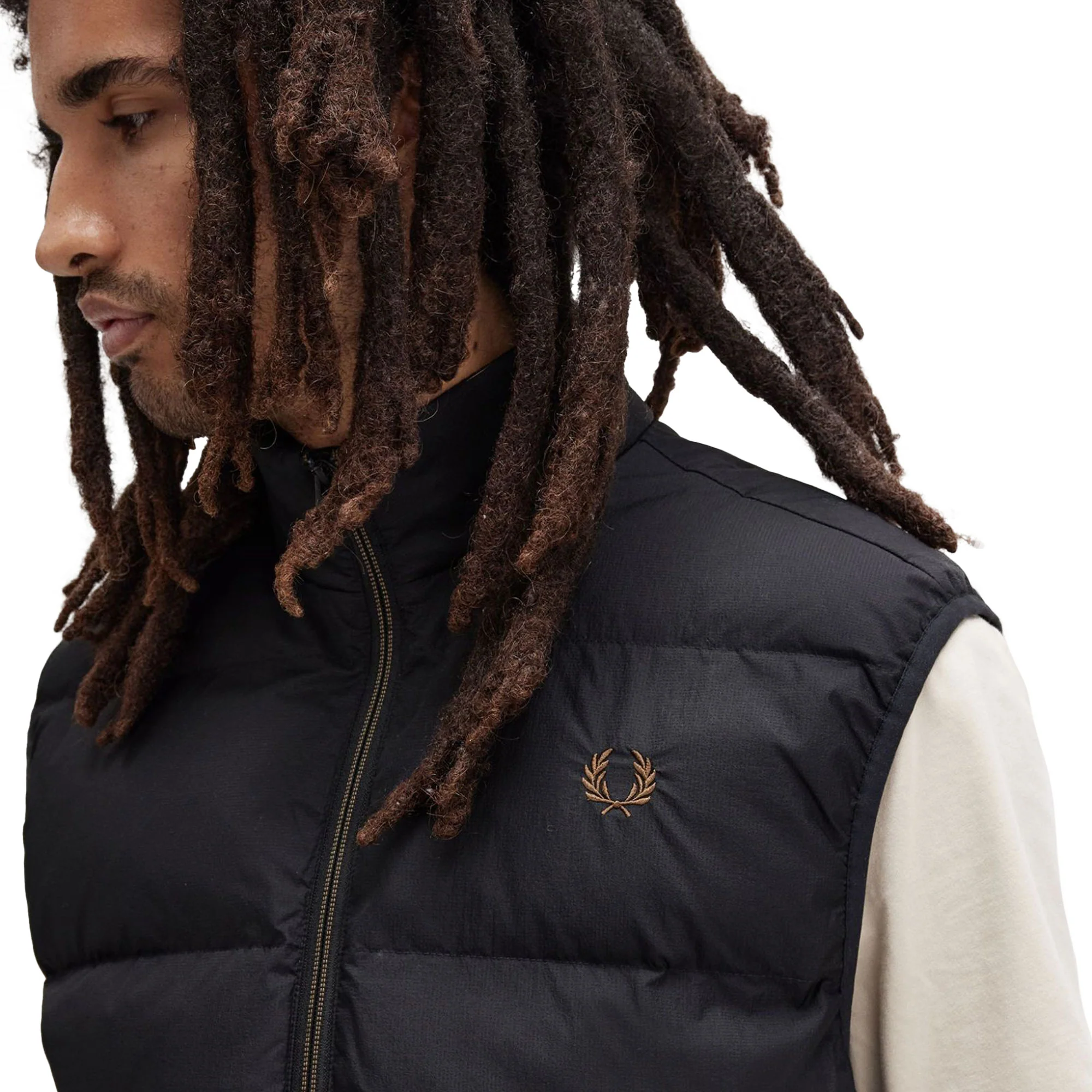 Fred Perry Insulated Gilet Black - Image 4