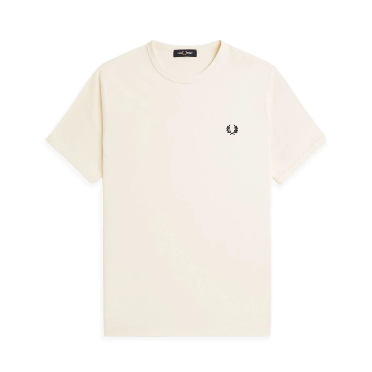 Fred Perry Ringer T-Shirt Ecru - Image 3