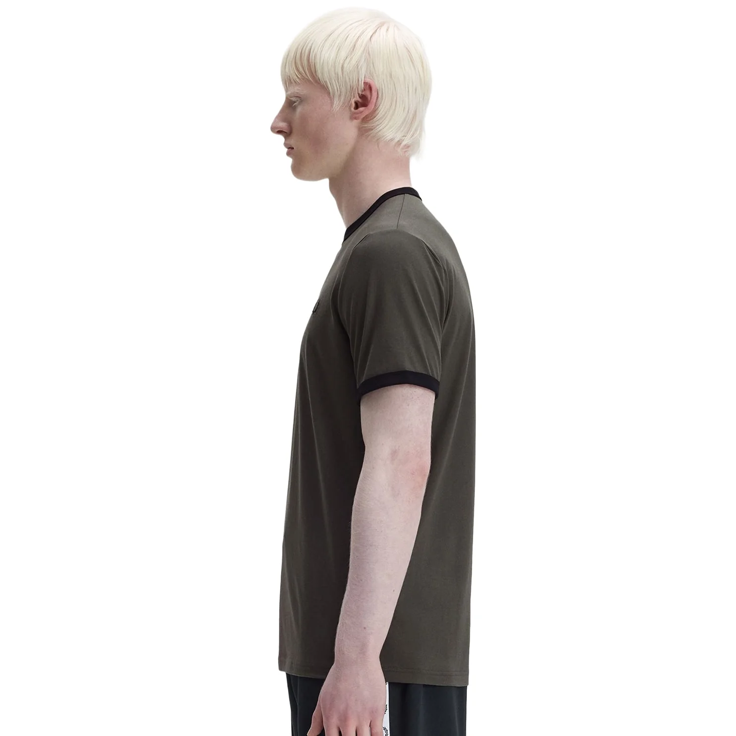 Fred Perry Ringer T-Shirt Field Green - Image 2