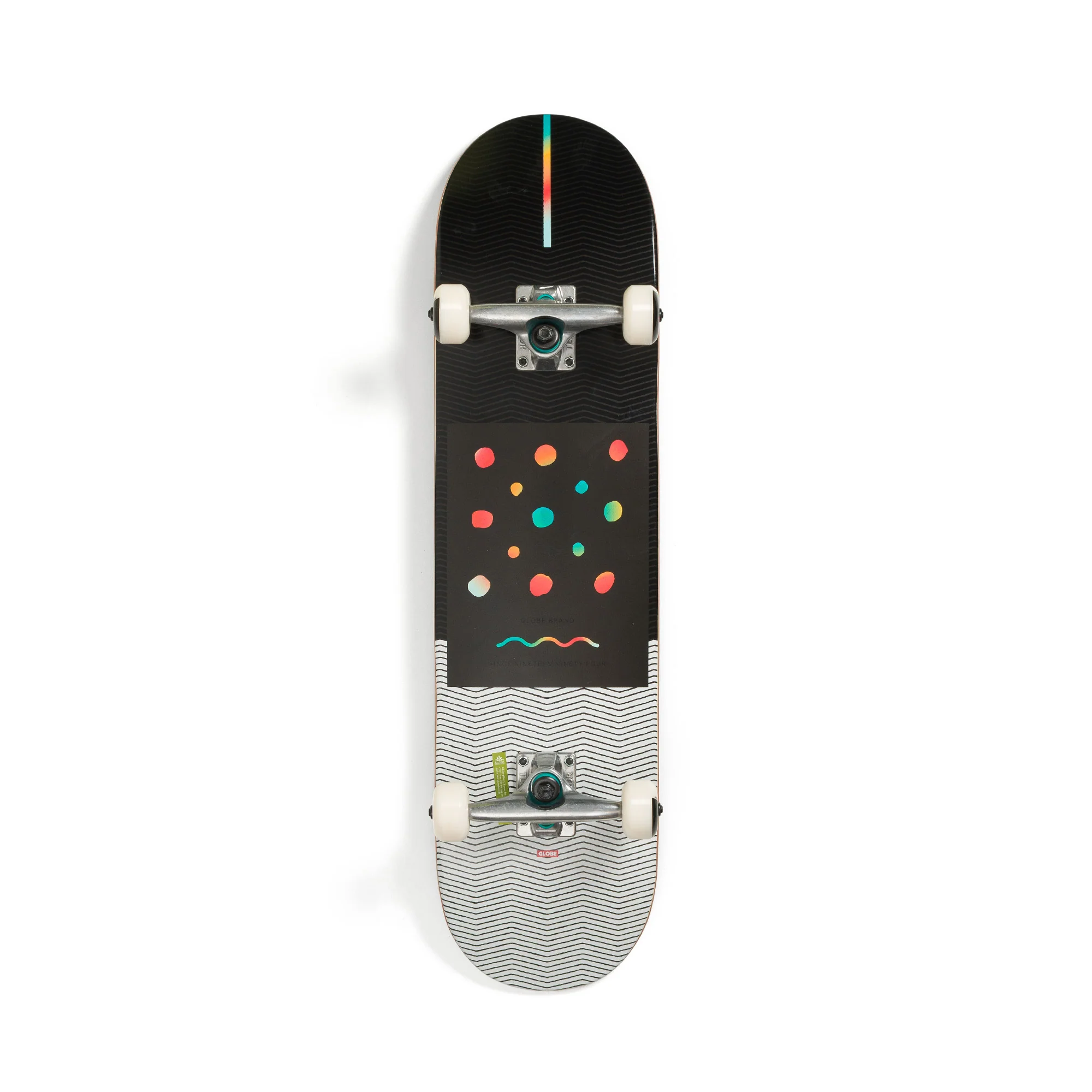 Globe G1 Nine Dot Four 8.0" Skateboard Black/White