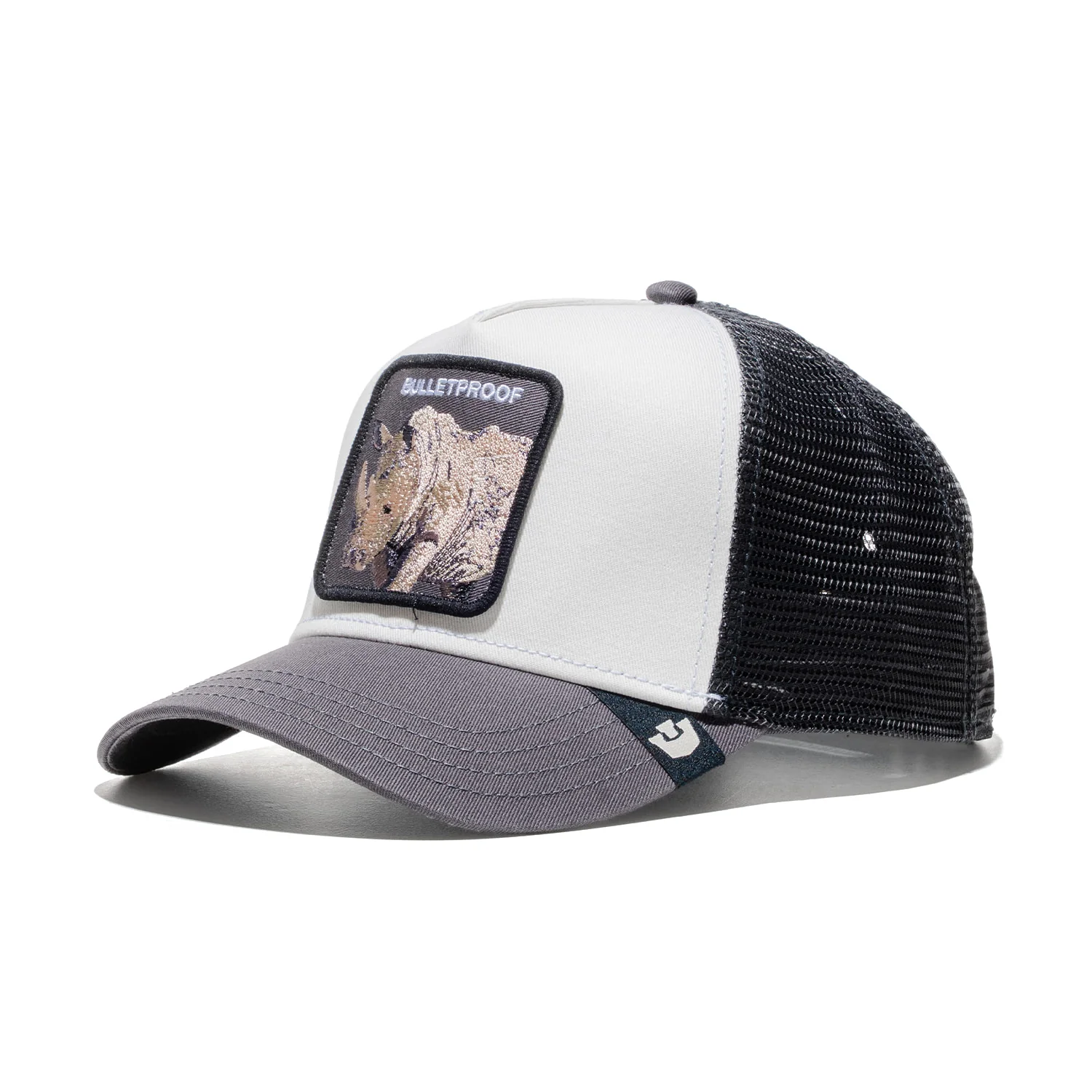 Goorin Bros Bulletproof Trucker Dust White/Oil - Image 2