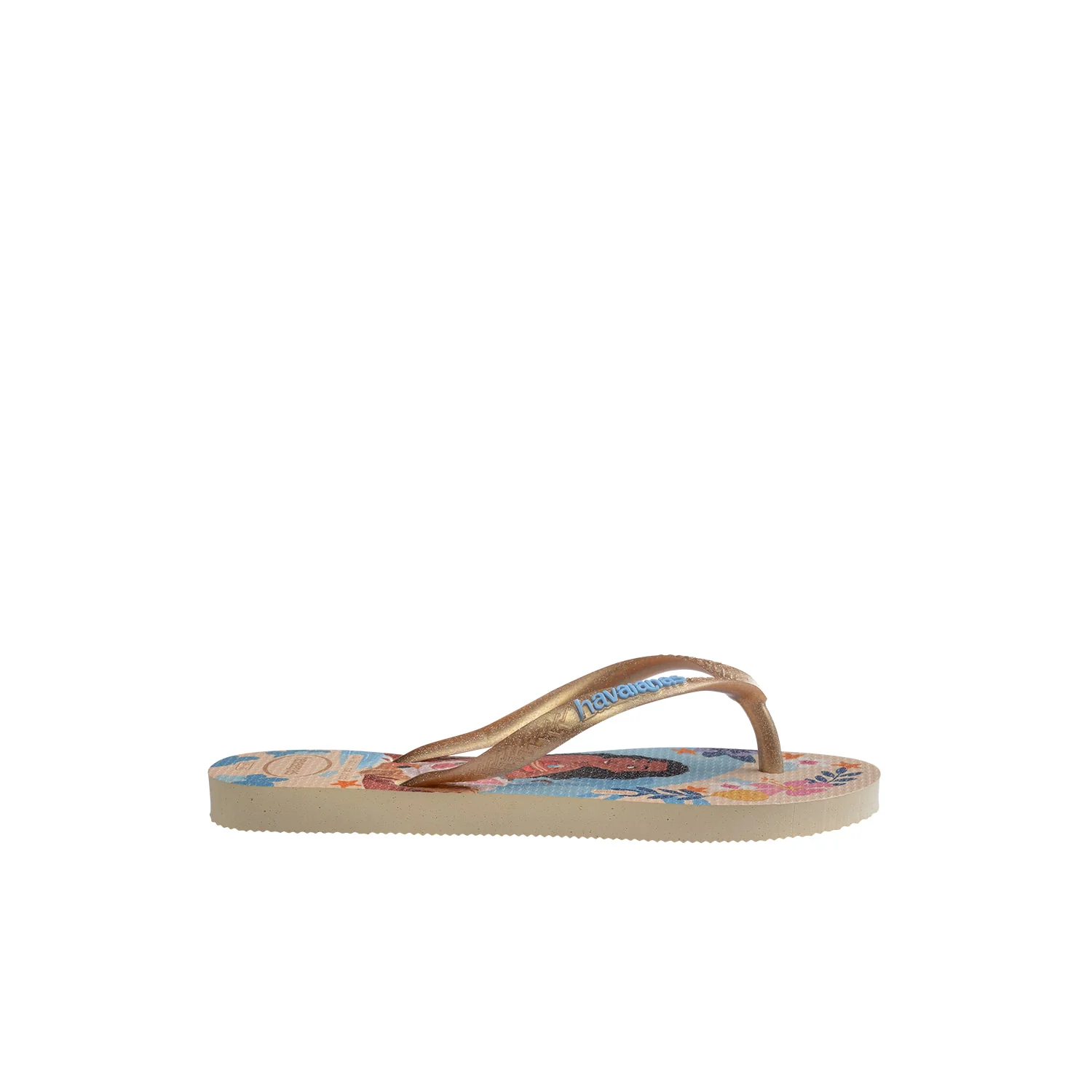 Havaianas Kids Slim Princess Beige Straw/Beige Straw - Image 3