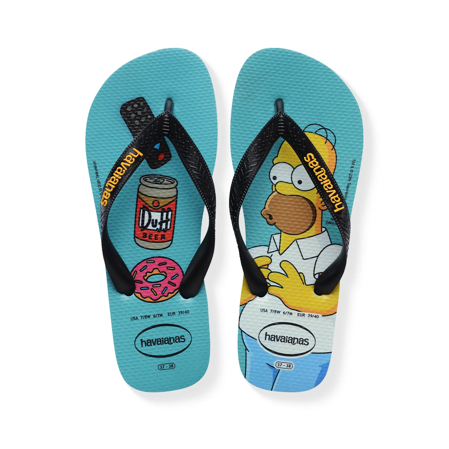 Havaianas Simpsons Traditional Blue/Black