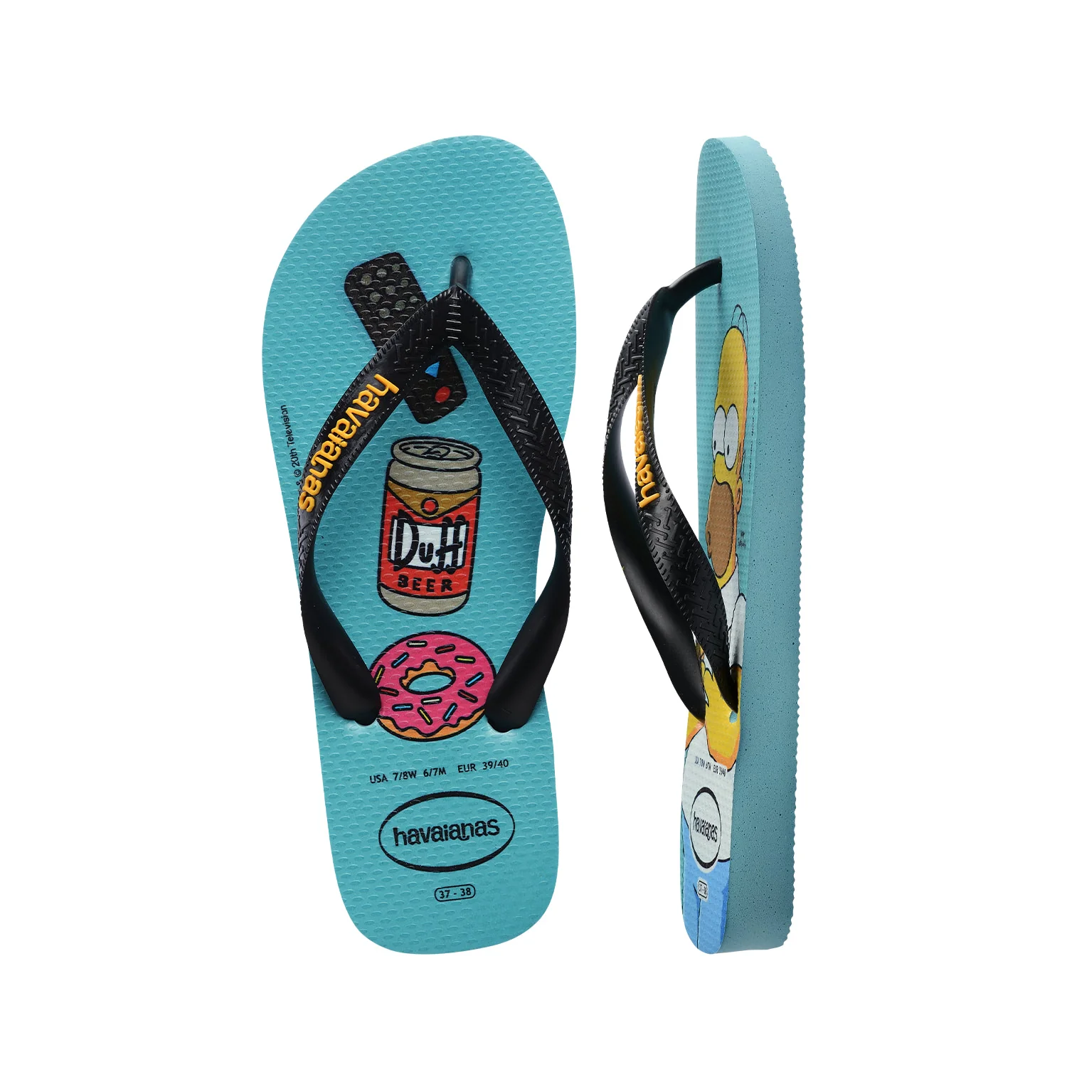 Havaianas Simpsons Traditional Blue/Black - Image 5