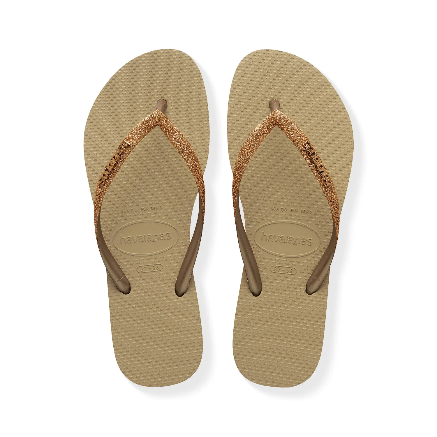 Havaianas Slim Glitter II Sand Grey