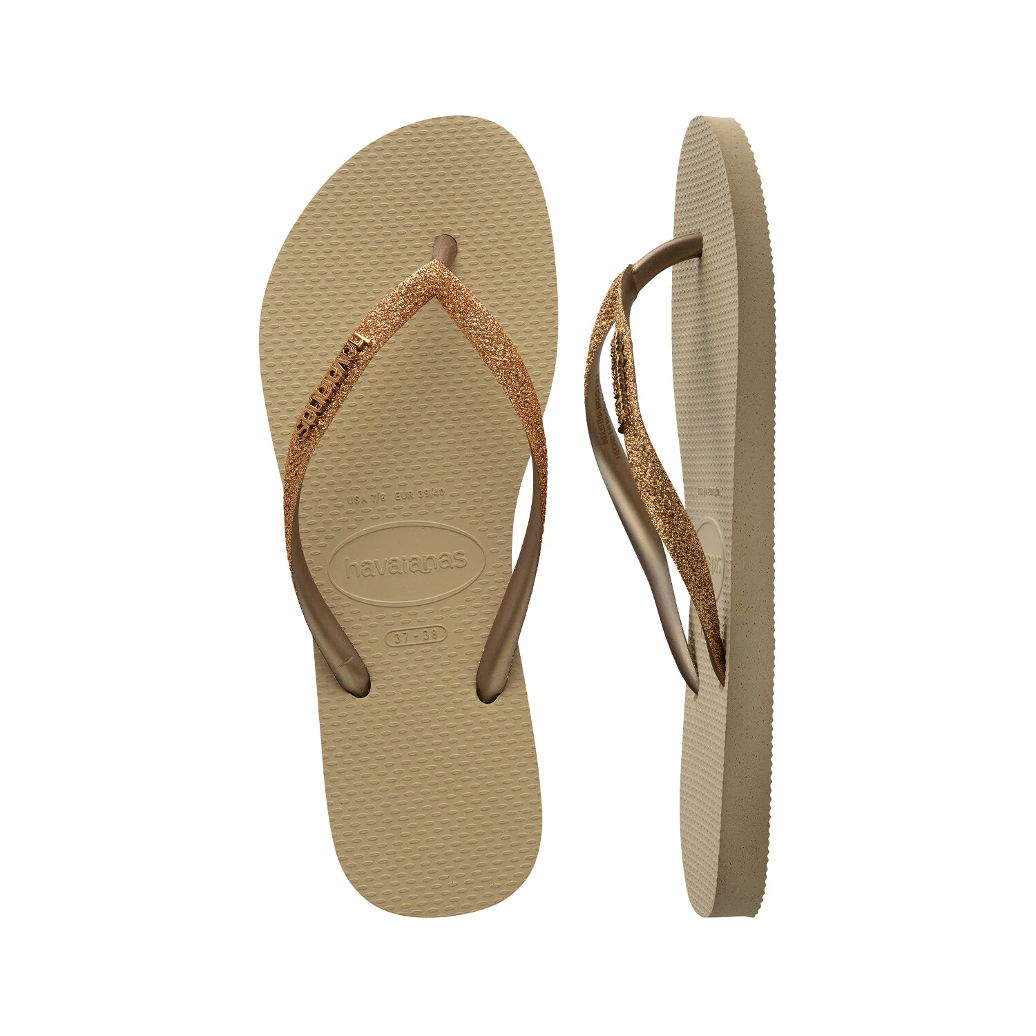 Havaianas Slim Glitter II Sand Grey - Image 3