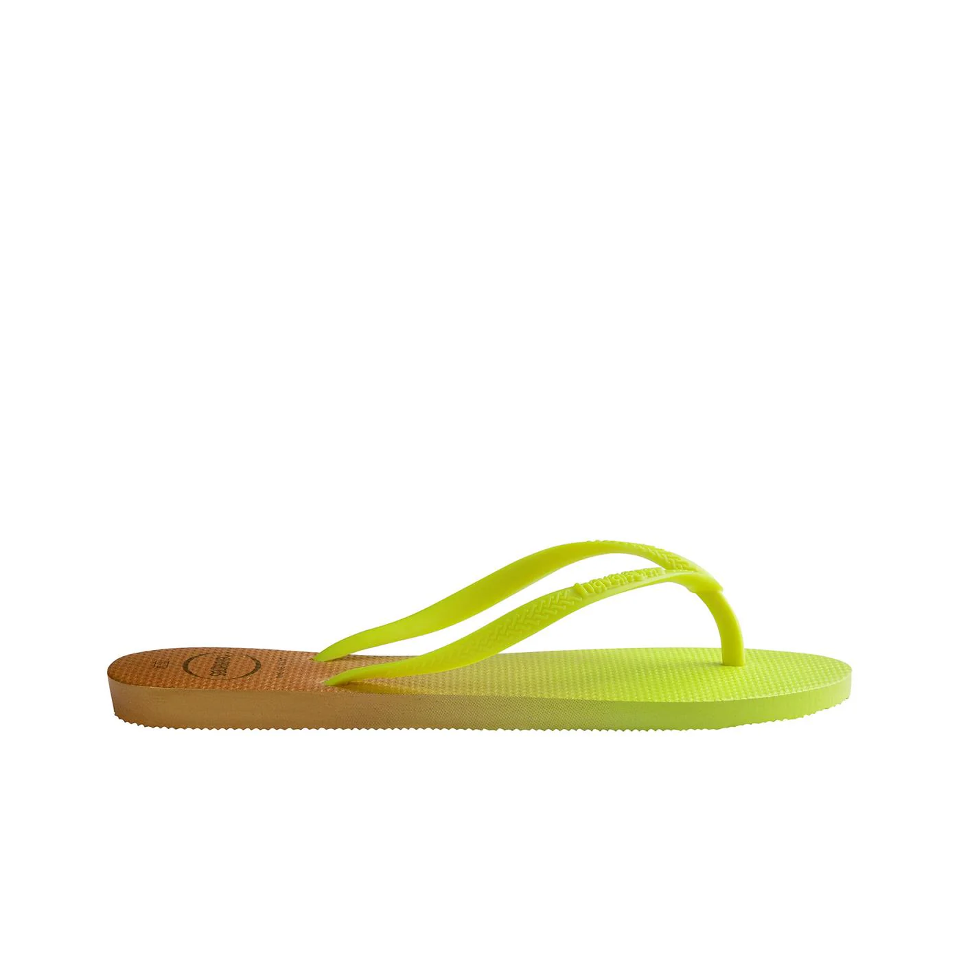 Havaianas Slim Gradiente White/ Fluorescent Galactic Green - Image 2