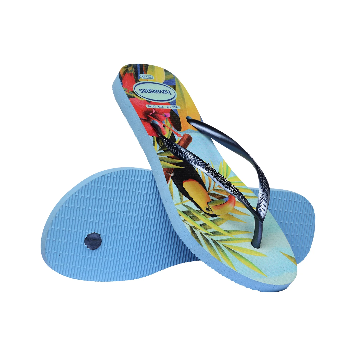 Havaianas Slim Tropical Blue/Blue - Image 4