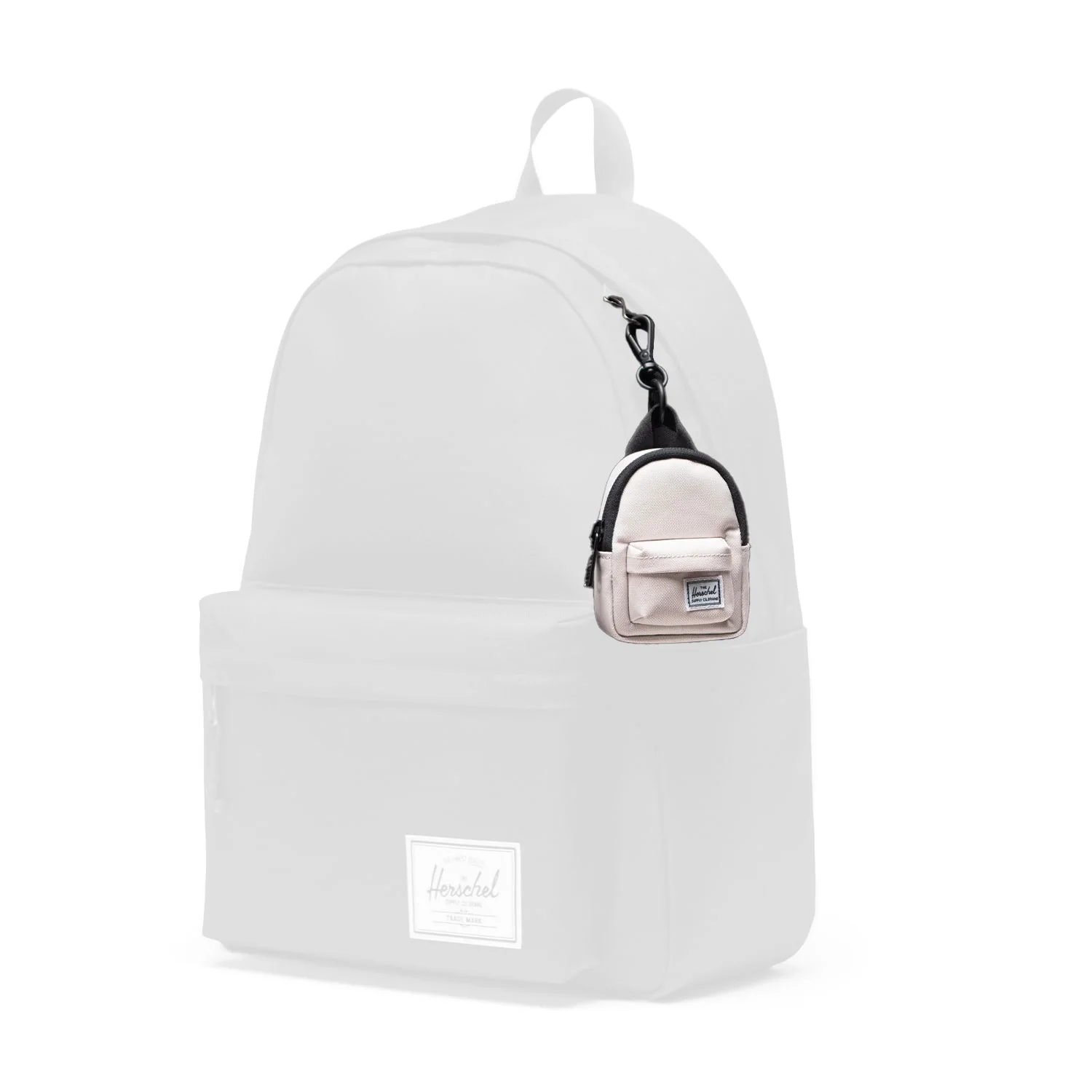 Herschel Supply Co. Classic Backpack Bag Charm Moonbeam