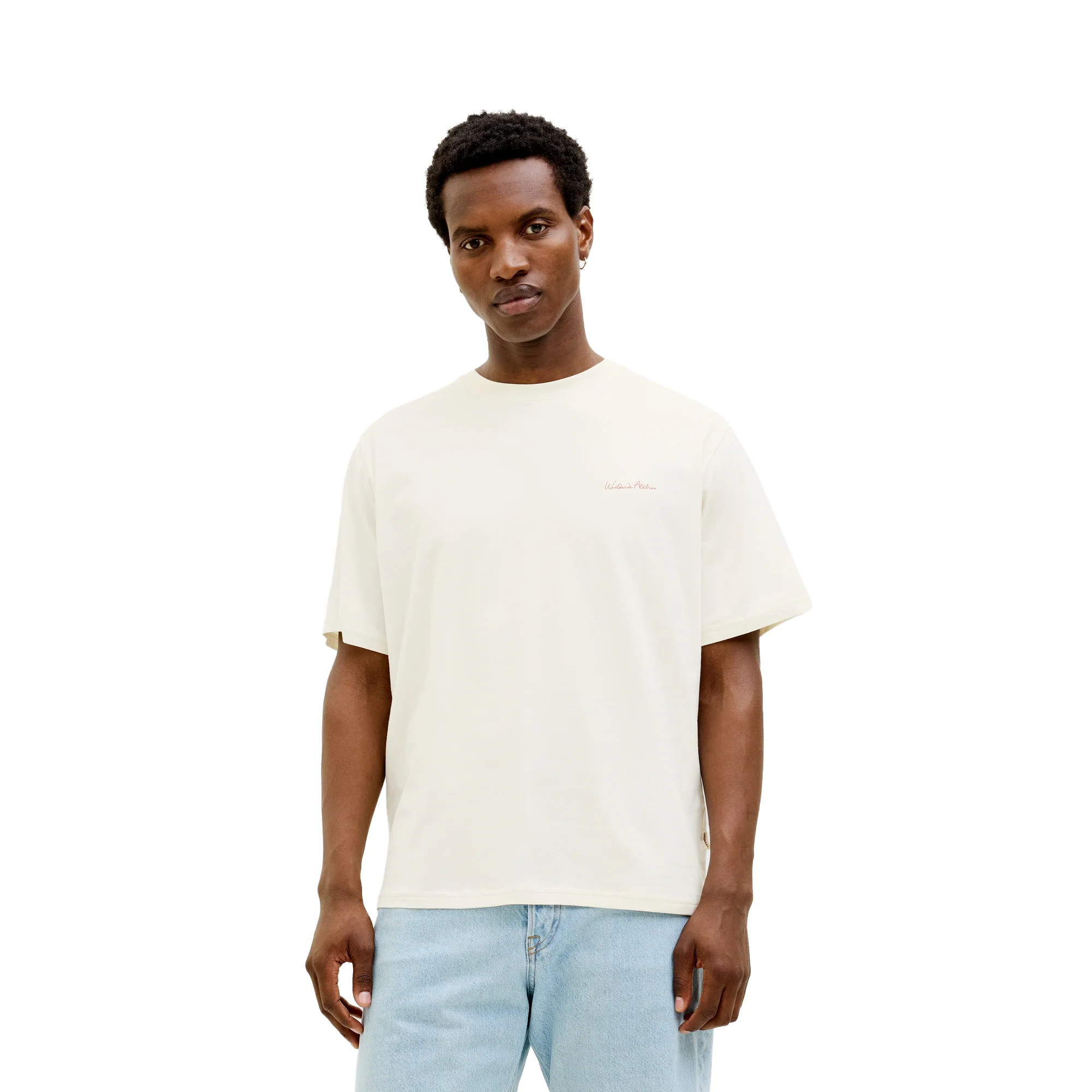 Jack & Jones Acapulco Photo Back Tee SS Antique White - Image 2