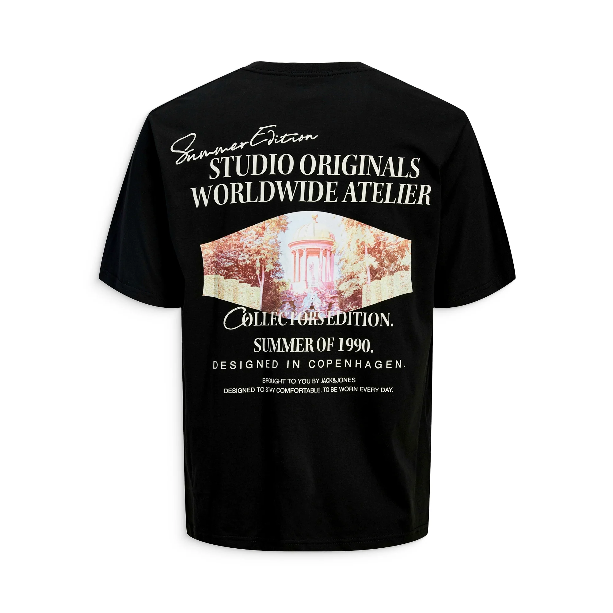 Jack & Jones Acapulco Photo Back Tee SS Black