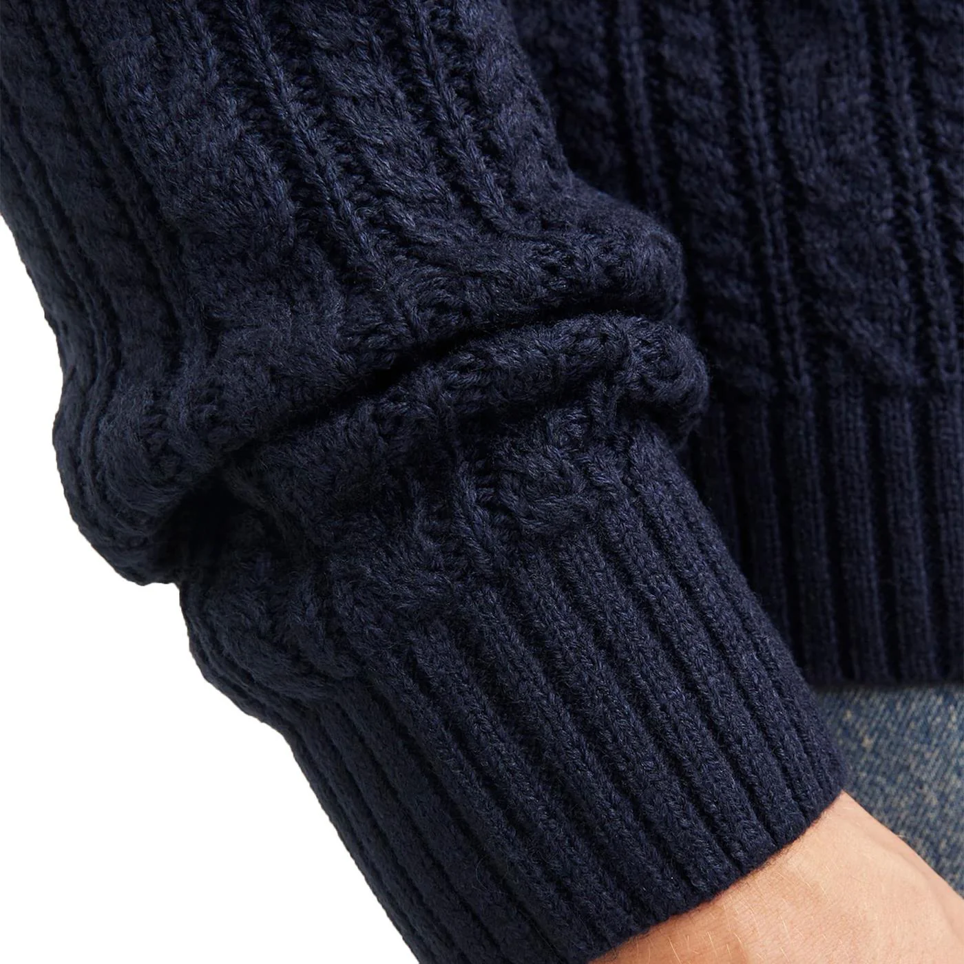 Jack & Jones BluDiogo Cable Knit Night Sky - Image 3