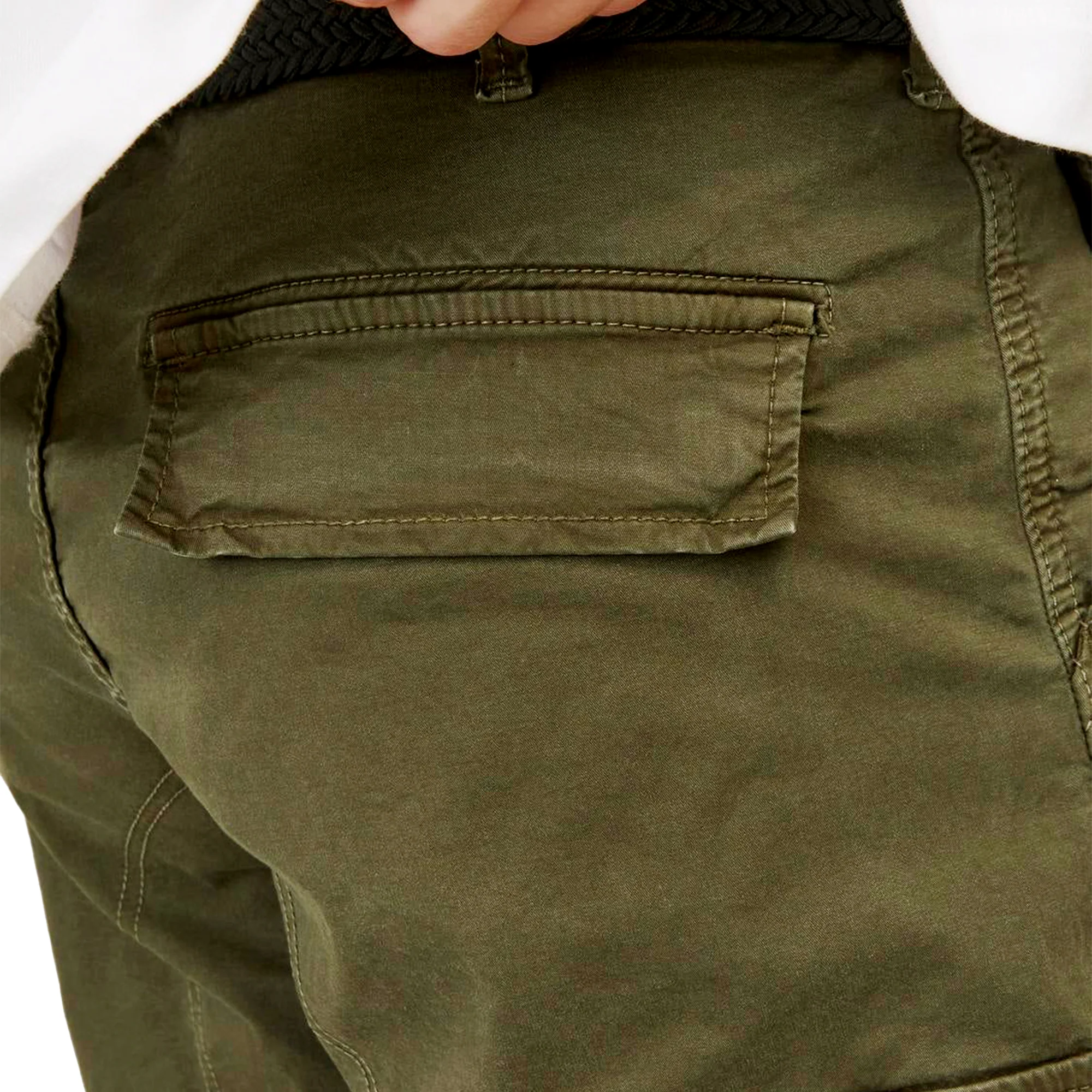 Jack & Jones Cole Tucker Cargo Shorts Olive Night - Image 3