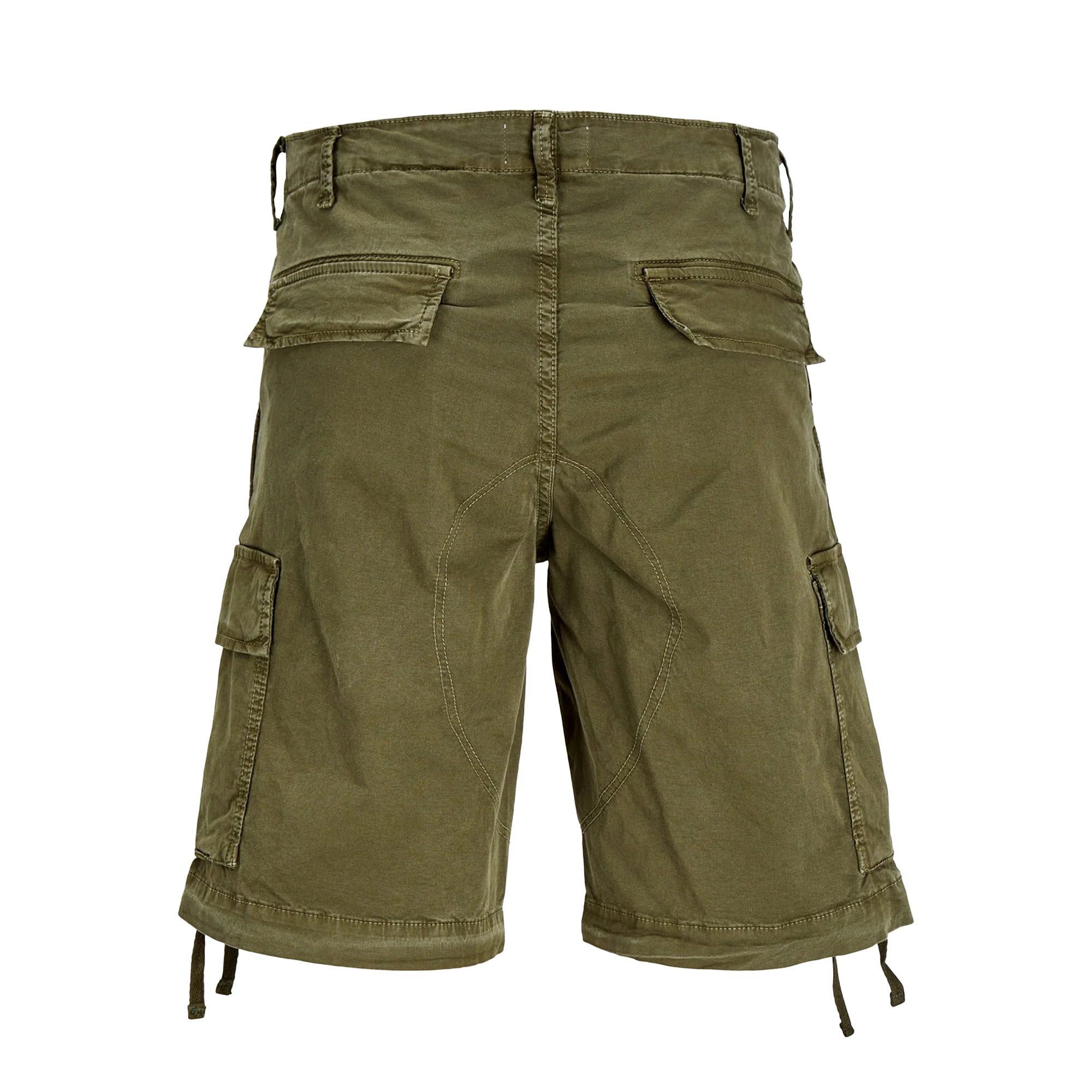 Jack & Jones Cole Tucker Cargo Shorts Olive Night - Image 5