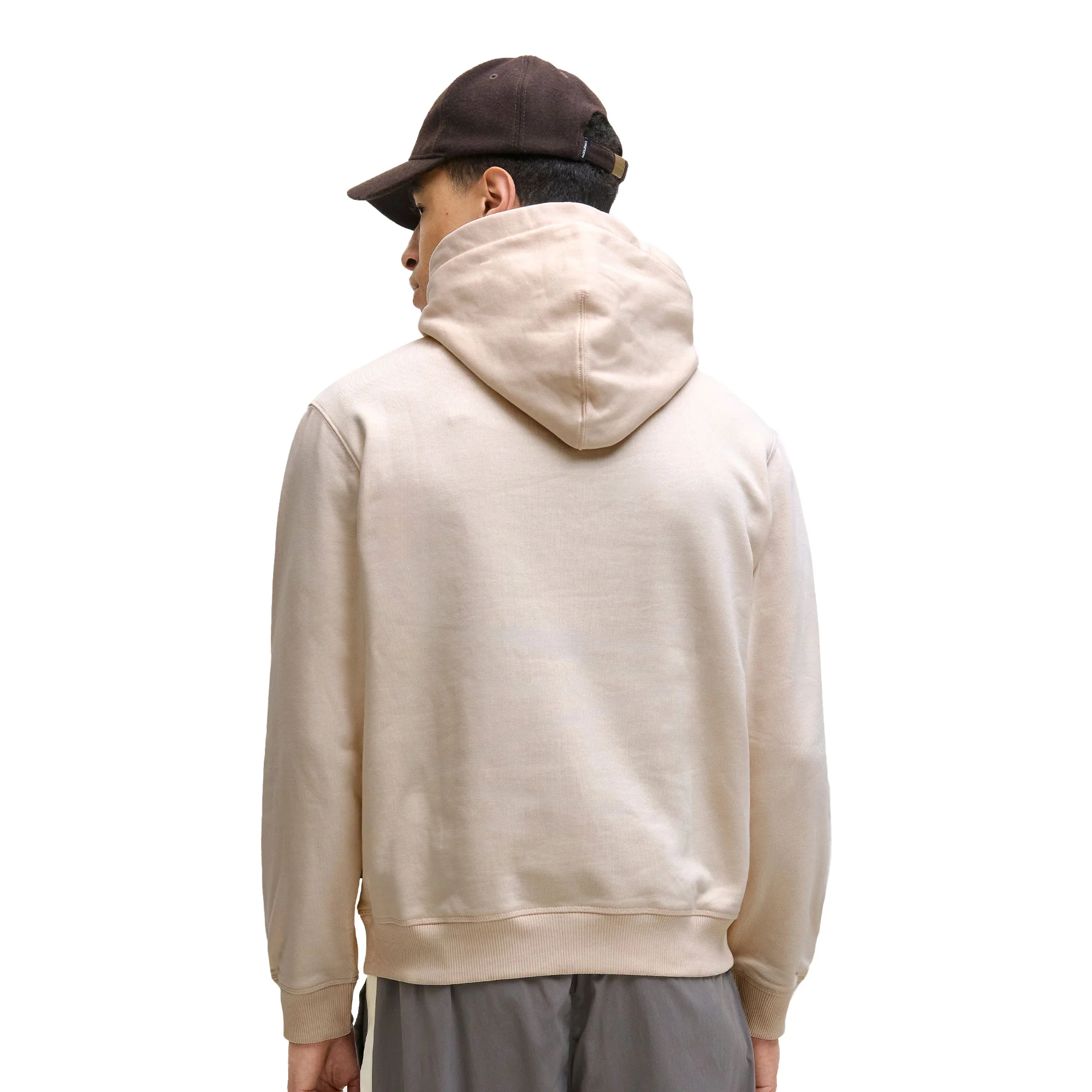 Jack & Jones Norrebro Emb Sweat Hood Antique White - Image 2