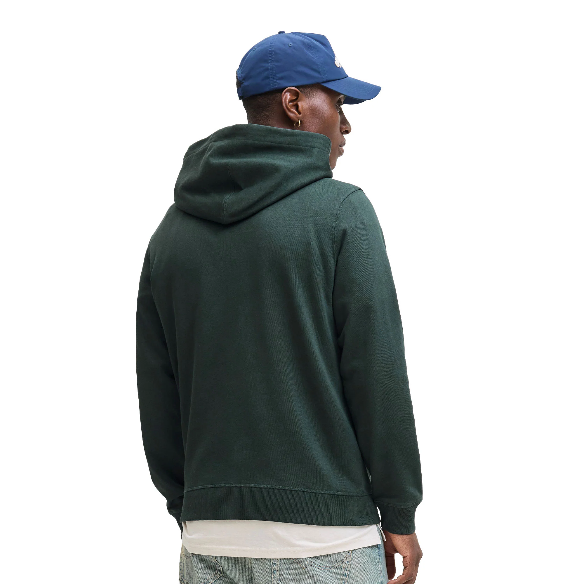 Jack & Jones Norrebro Emb Sweat Hood Forest River - Image 2