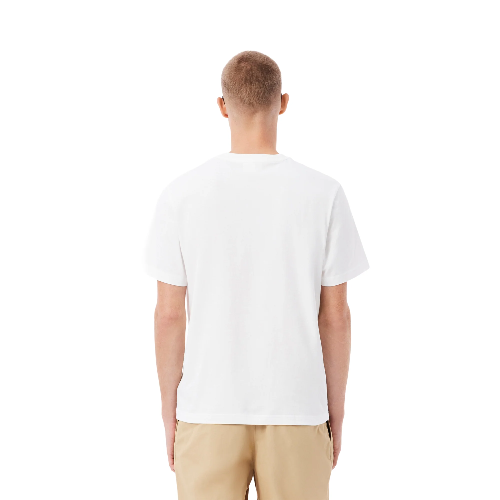 Lacoste Classic Fit Cotton Jersey T-Shirt White - Image 2
