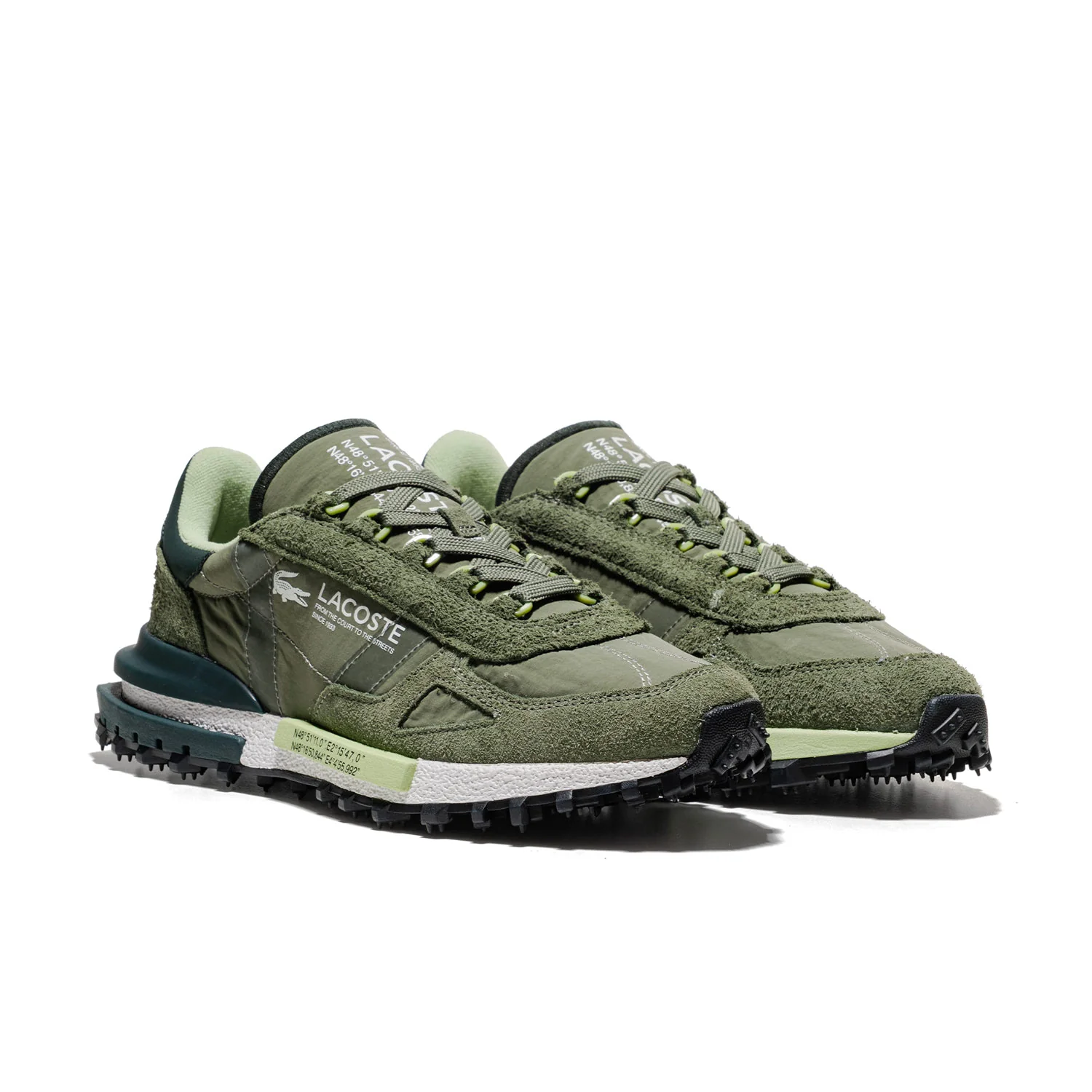 Lacoste Elite Active Khaki/White - Image 3