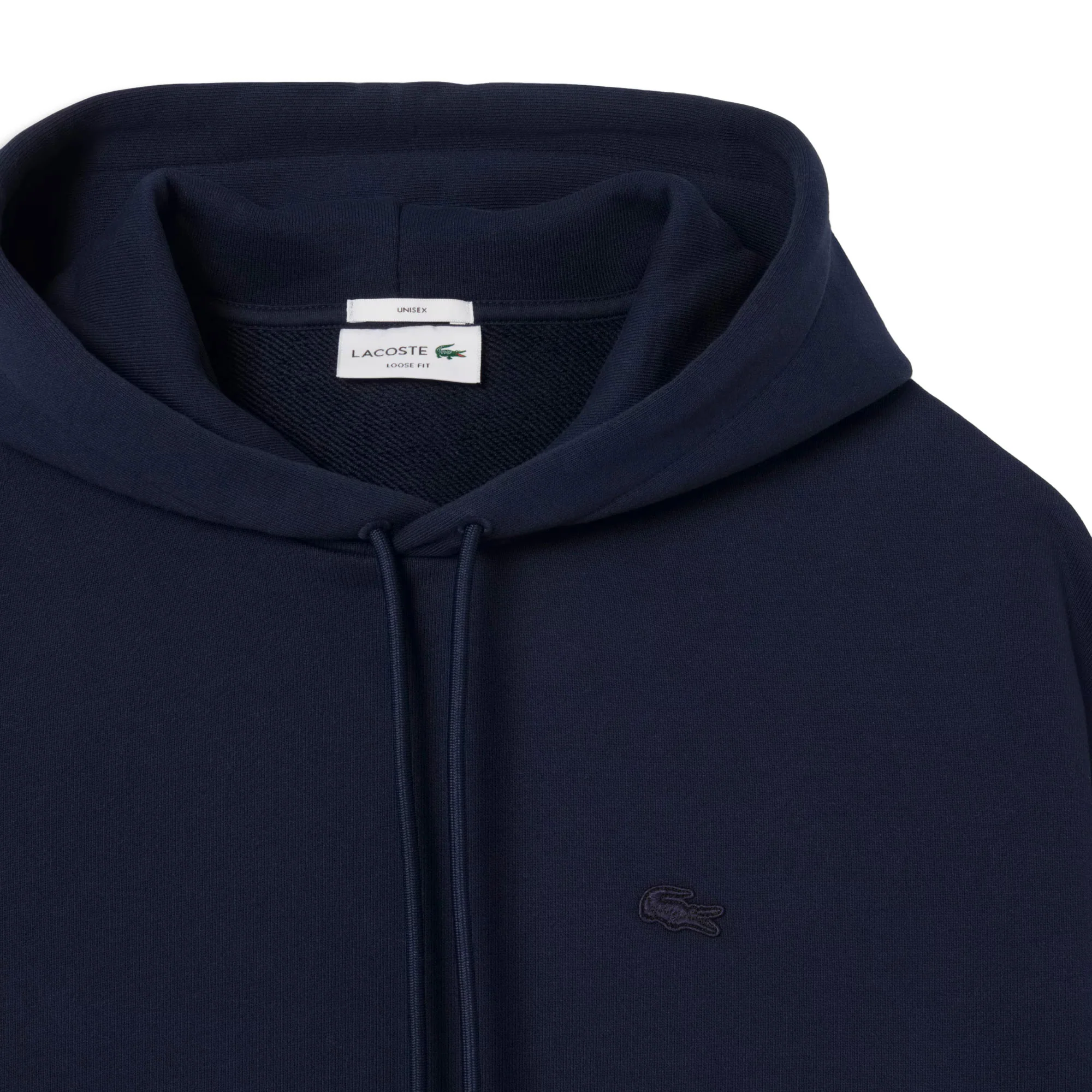 Lacoste Heavy Fleece Hoodie Marine - Image 2