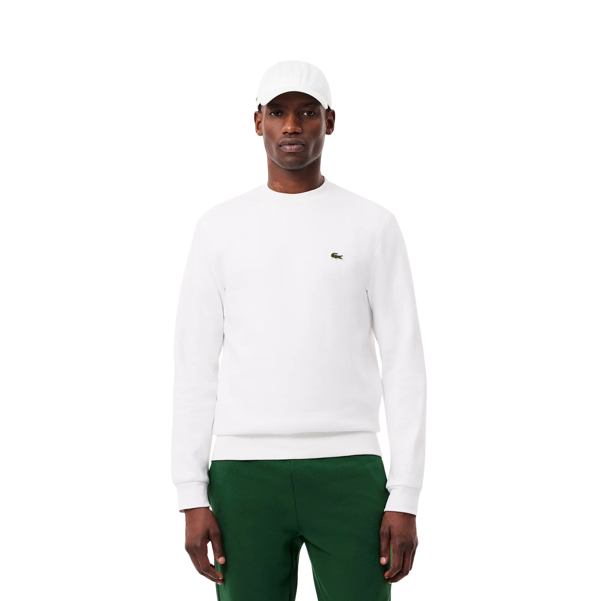 Lacoste Organic Cotton Sweatshirt White
