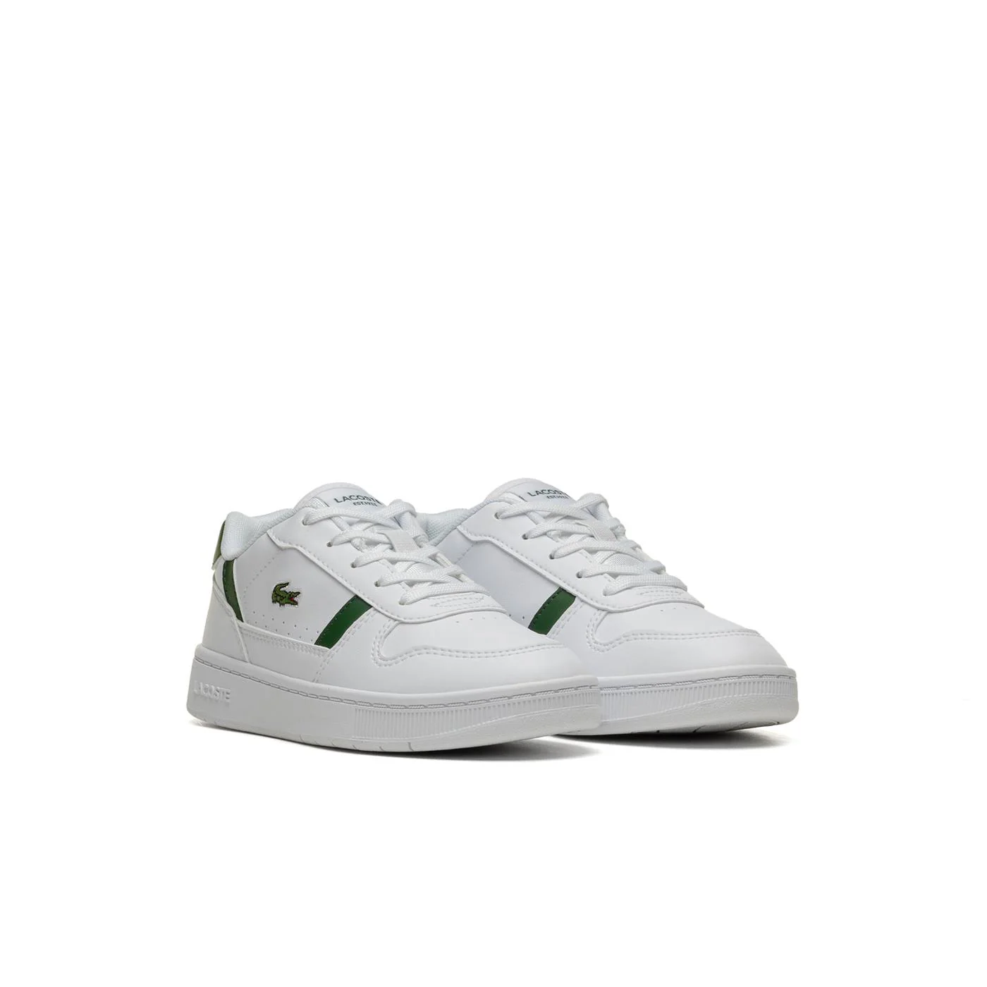Lacoste T-Clip Set White/Dark Green - Image 3