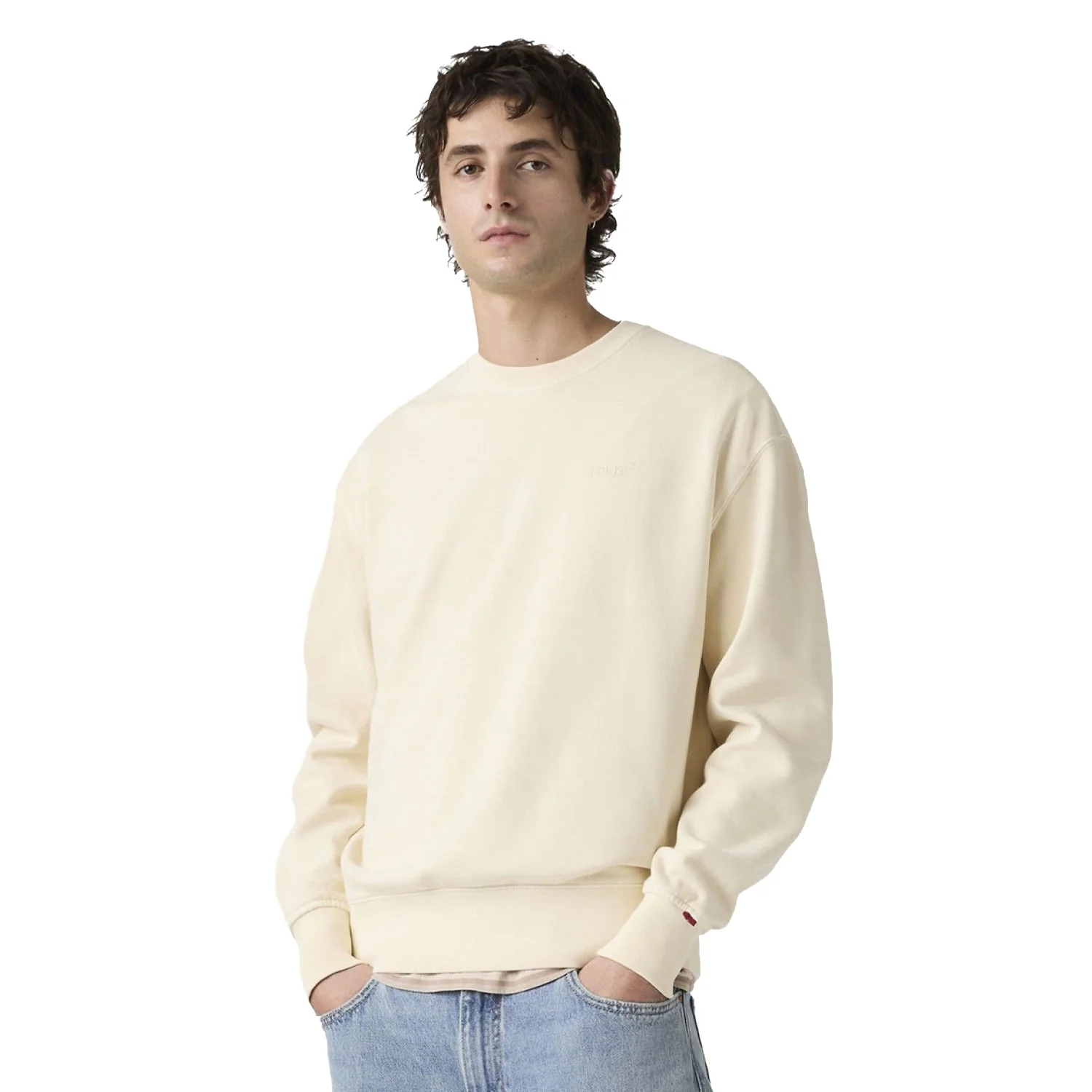 Levis Authentic Crew Garment Dye Rutabaga