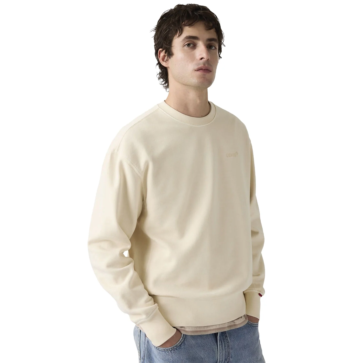 Levis Authentic Crew Garment Dye Rutabaga - Image 3