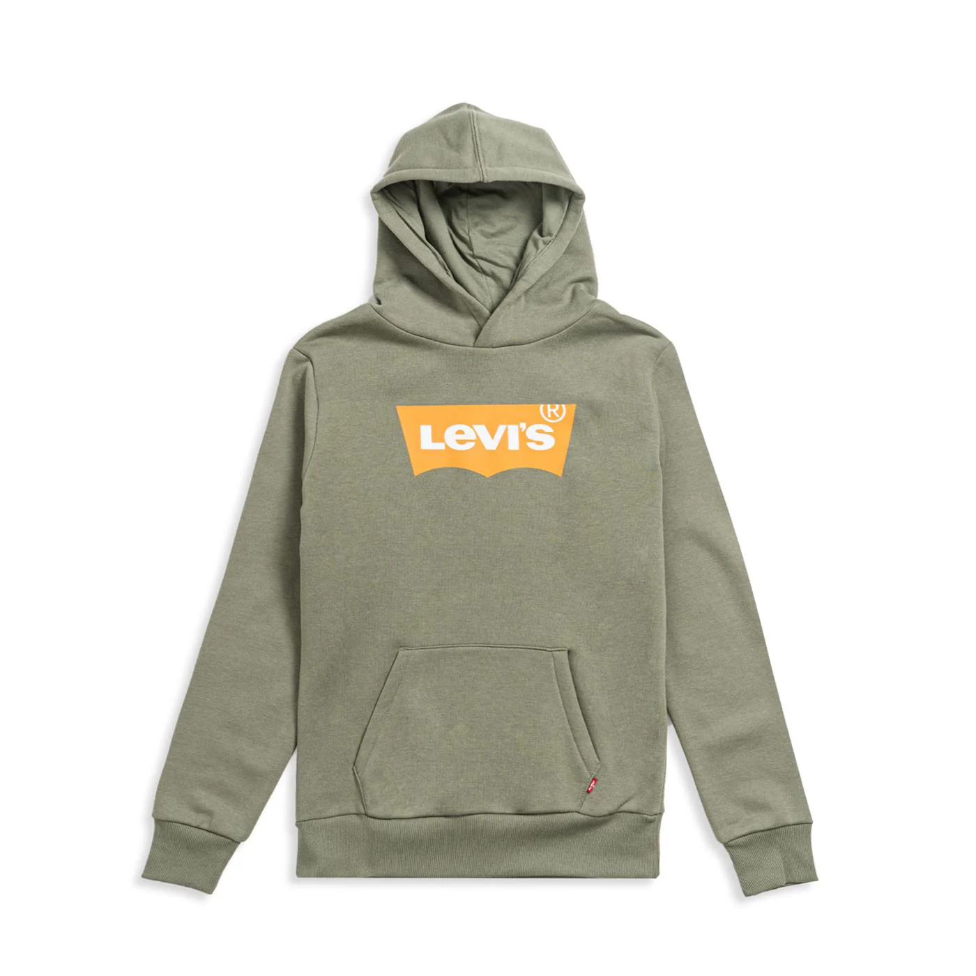 Levis Batwing Screenprint Hoodie Army Green