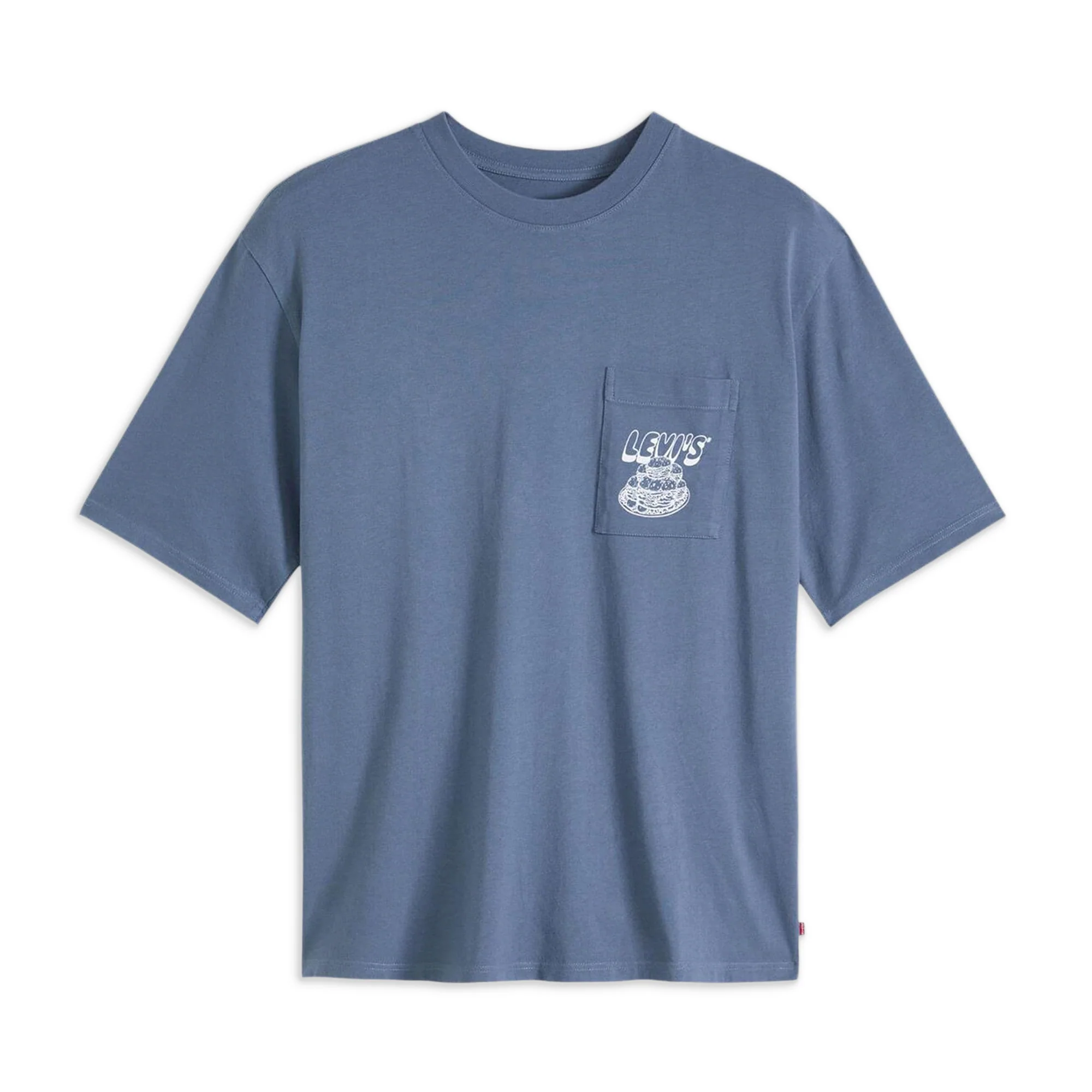 Levis LSE Half Sleeve Graphic Pocket Tee Flavor Vtg Indigo - Image 5