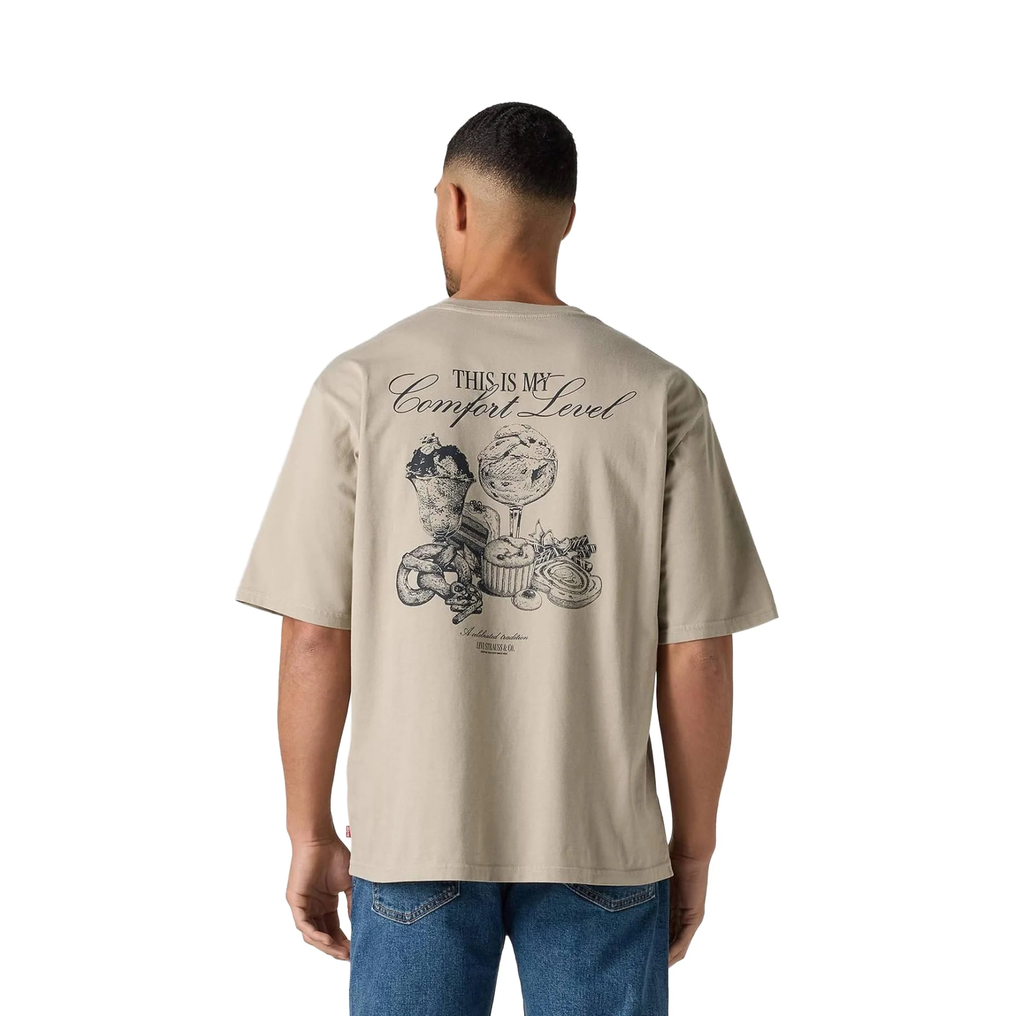 Levis LSE Half Sleeve Tee Comfort Foods Vintage Khaki