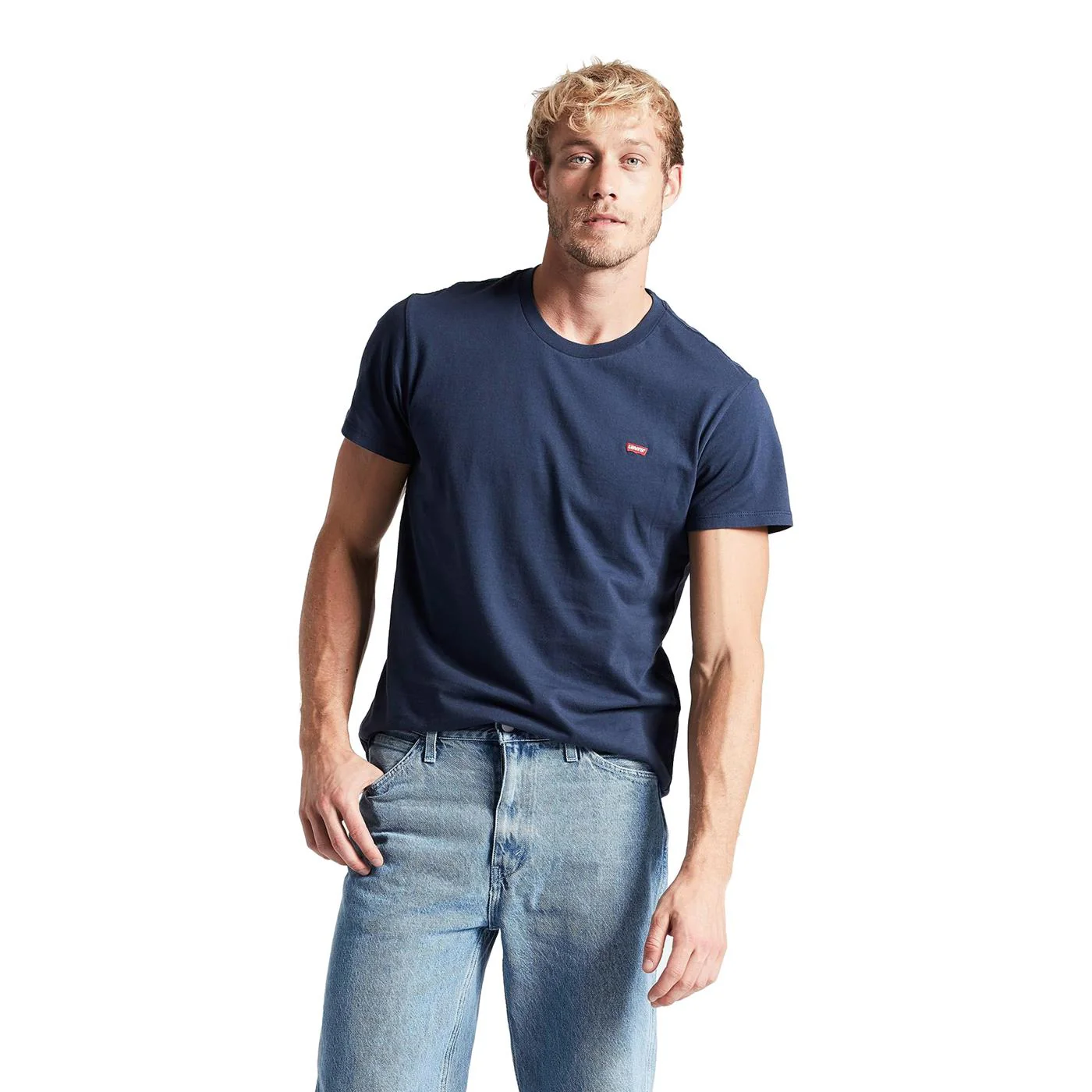 Levis SS Original Housemark Tee Dress Blues - Image 4