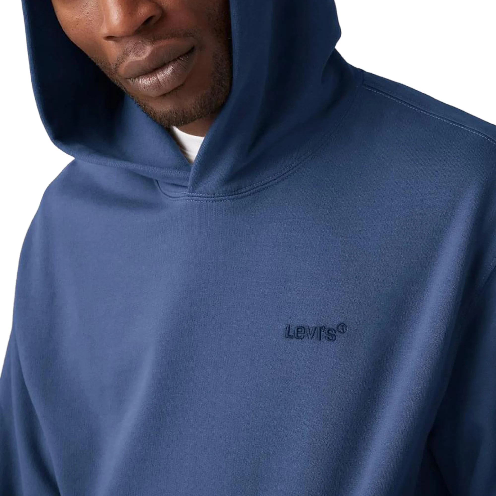 Levis The Authentic Hoodie Sargasso Sea Garment Dye - Image 4