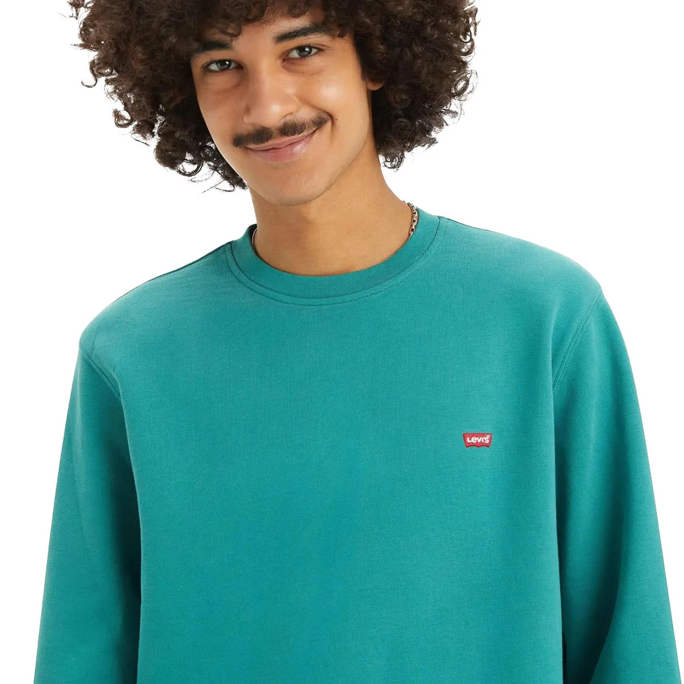 Levis The Original HM Crew Sweatshirt Deep Jungle - Image 3
