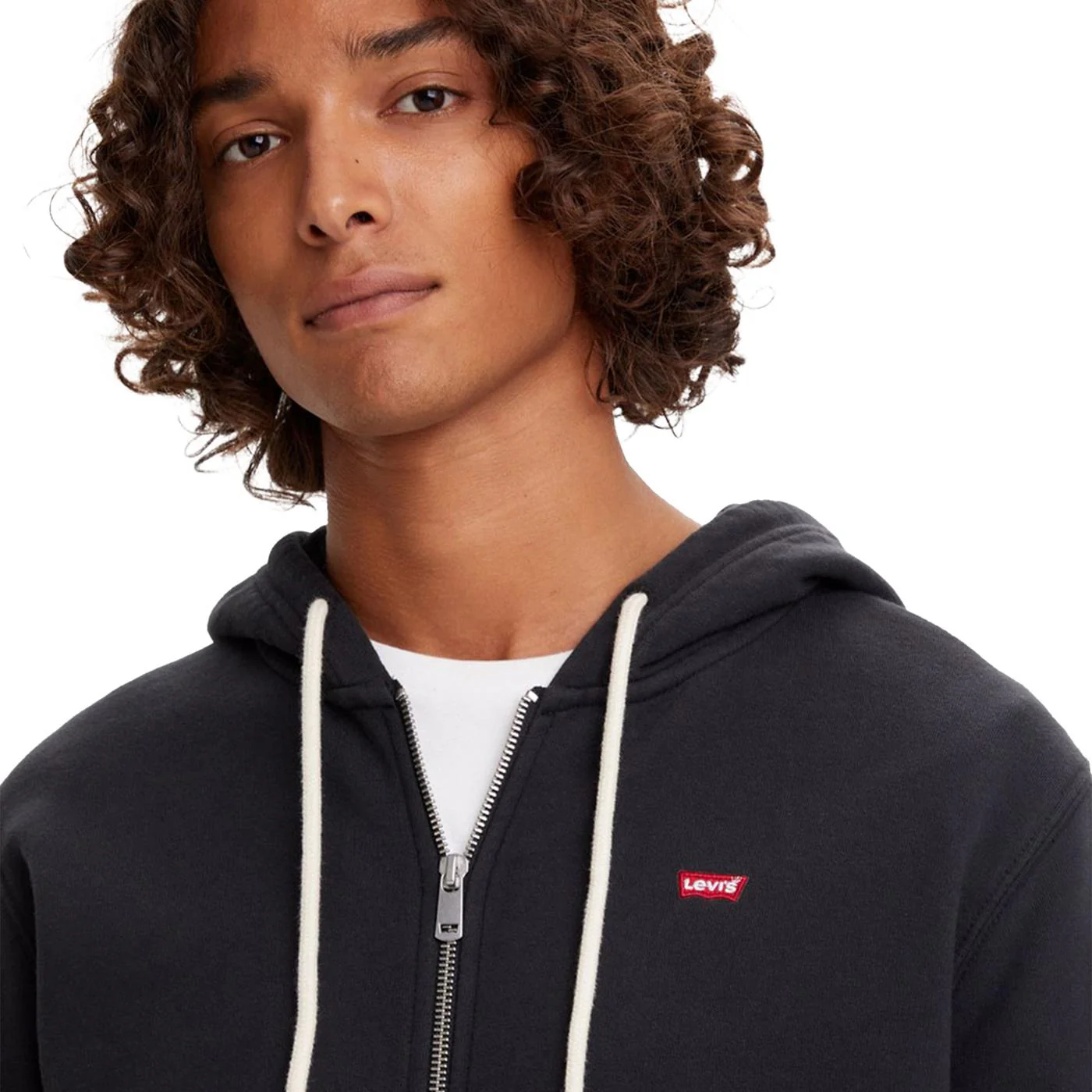 Levis The Original HM Zip-Up Hoodie Mineral Black - Image 3