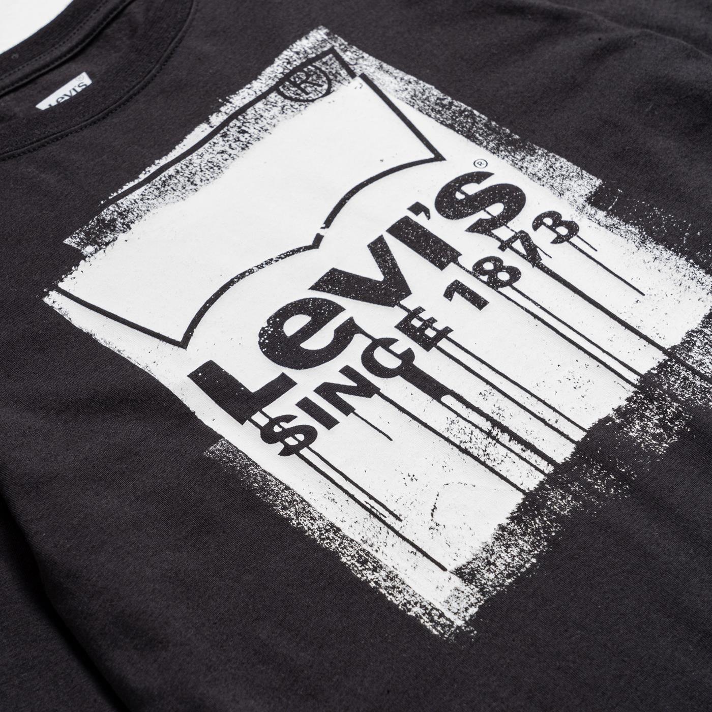 Levis Wet Paint L/S Tee Black - Image 2