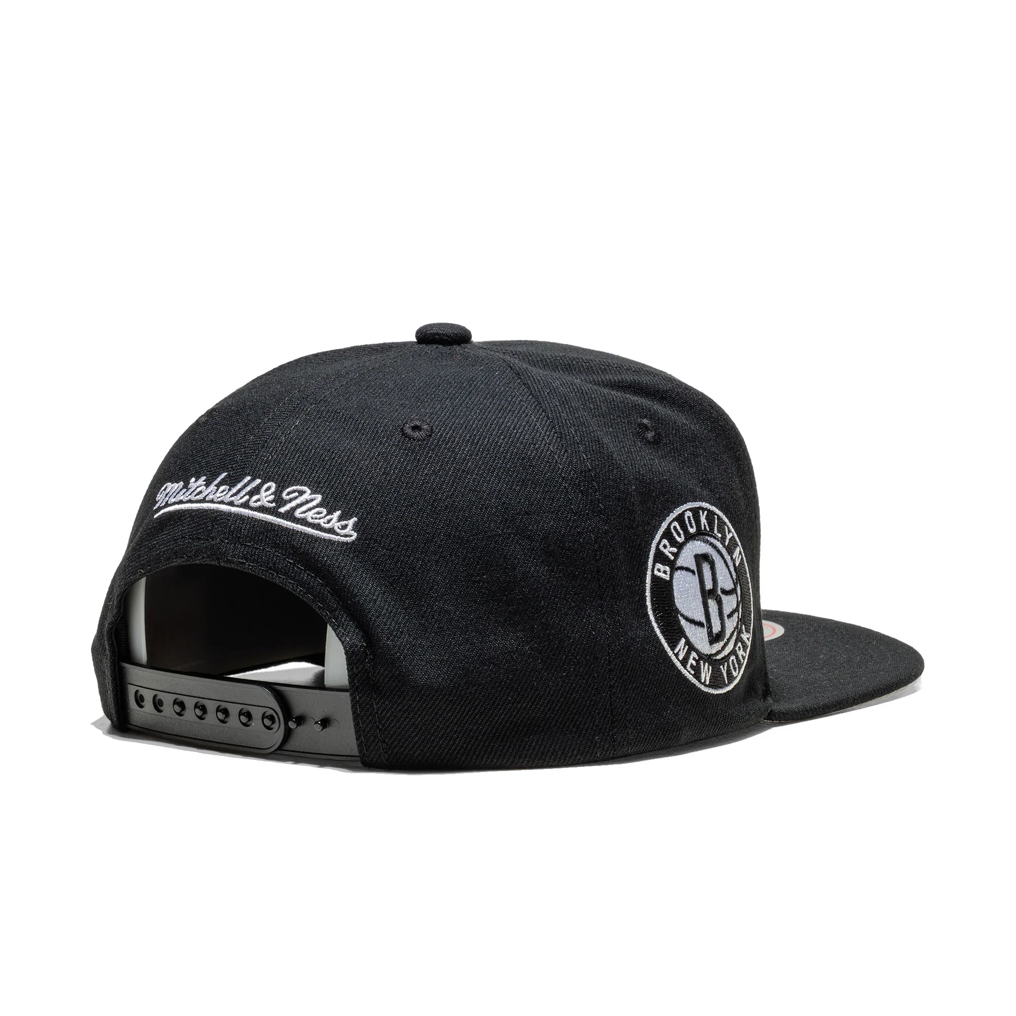 Mitchell & Ness Evergreen Black/White Snapback Nets - Image 3