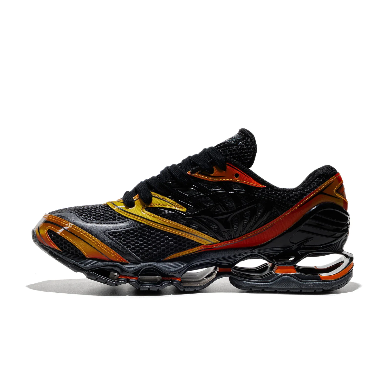 Mizuno Wave Prophecy LS Black Sand/Black/Autumn Sunset - Image 2