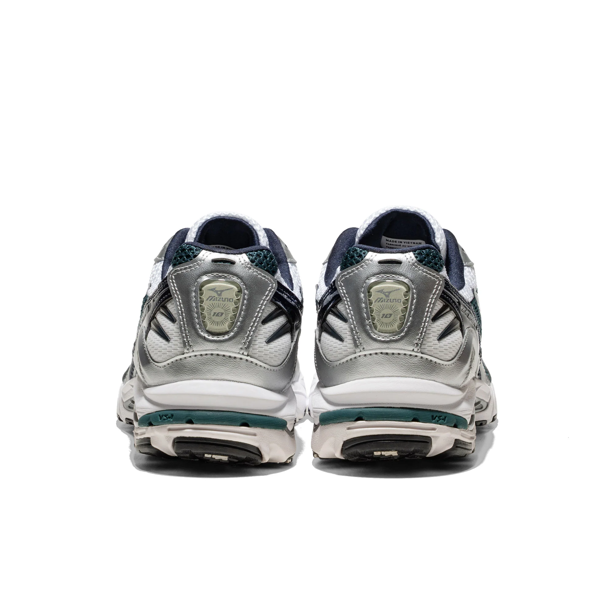 Mizuno Wave Rider 10 White/Baritone Blue/Deep Teal - Image 4