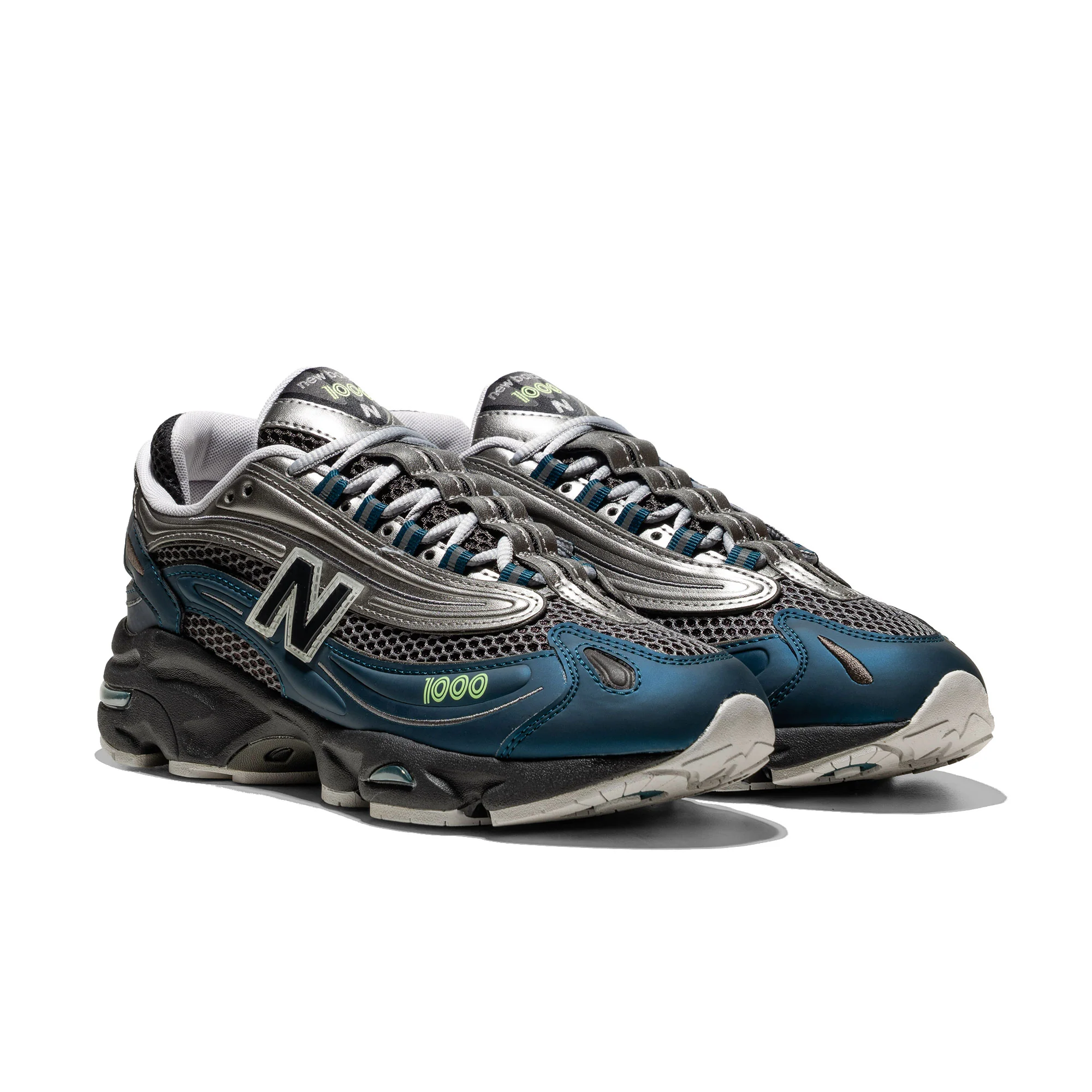 New Balance 1000 Deep Ocean/Dark Silver Metallic - Image 2