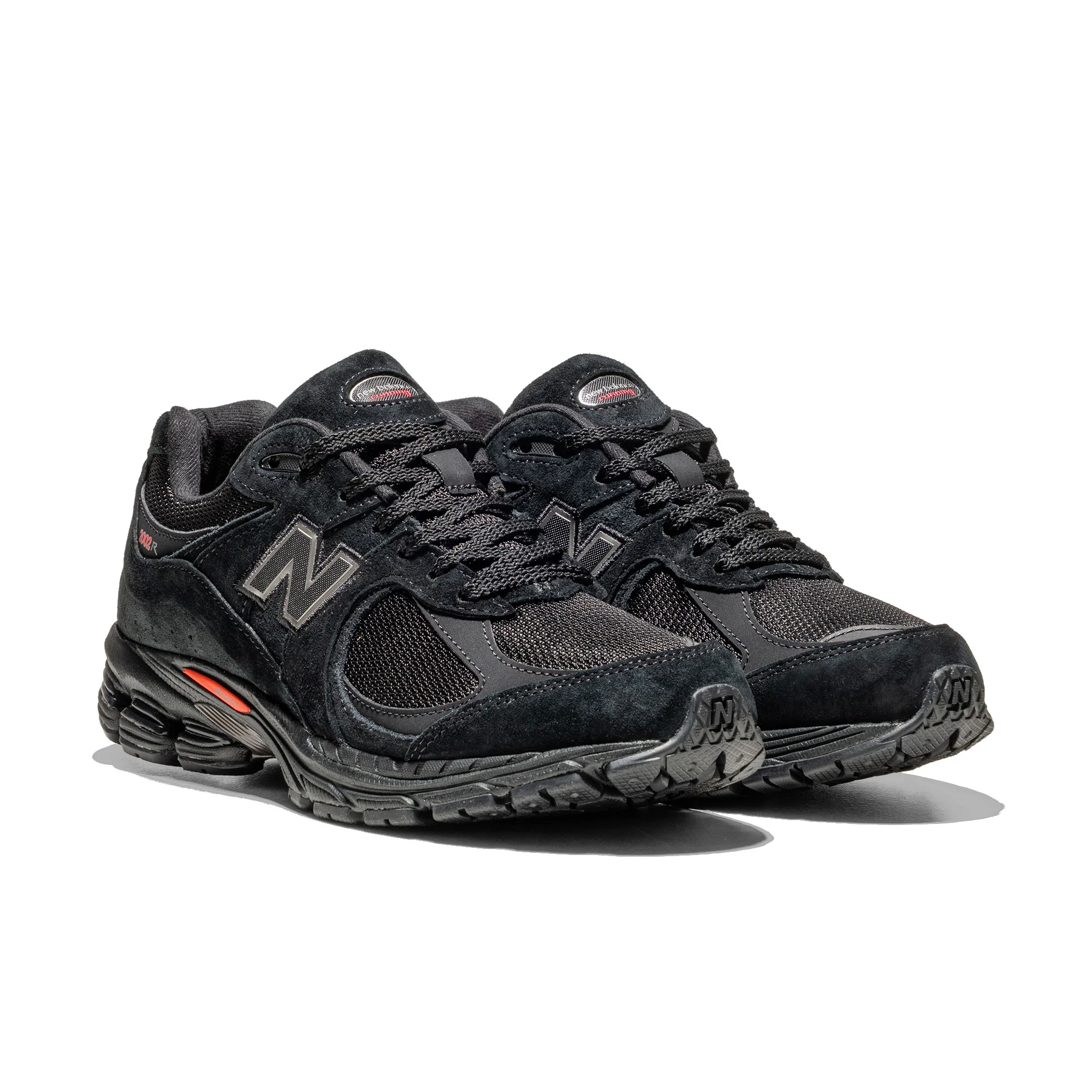 New Balance 2002R Black/Urgent Red - Image 2