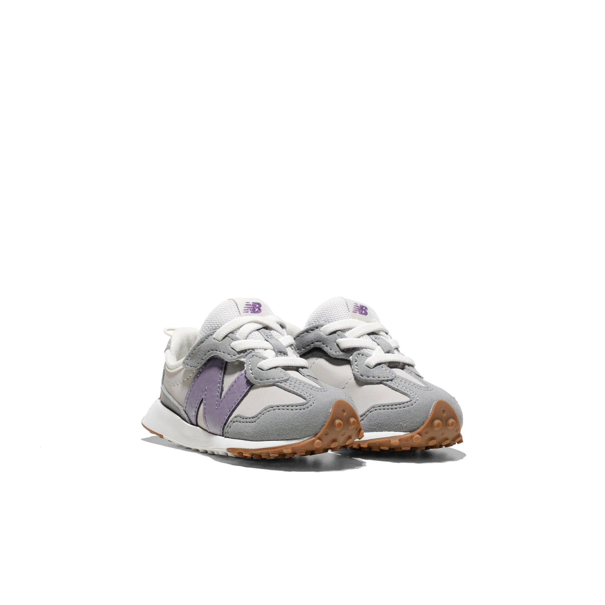 New Balance 327 Grey Matter/Candied Violet - Image 2