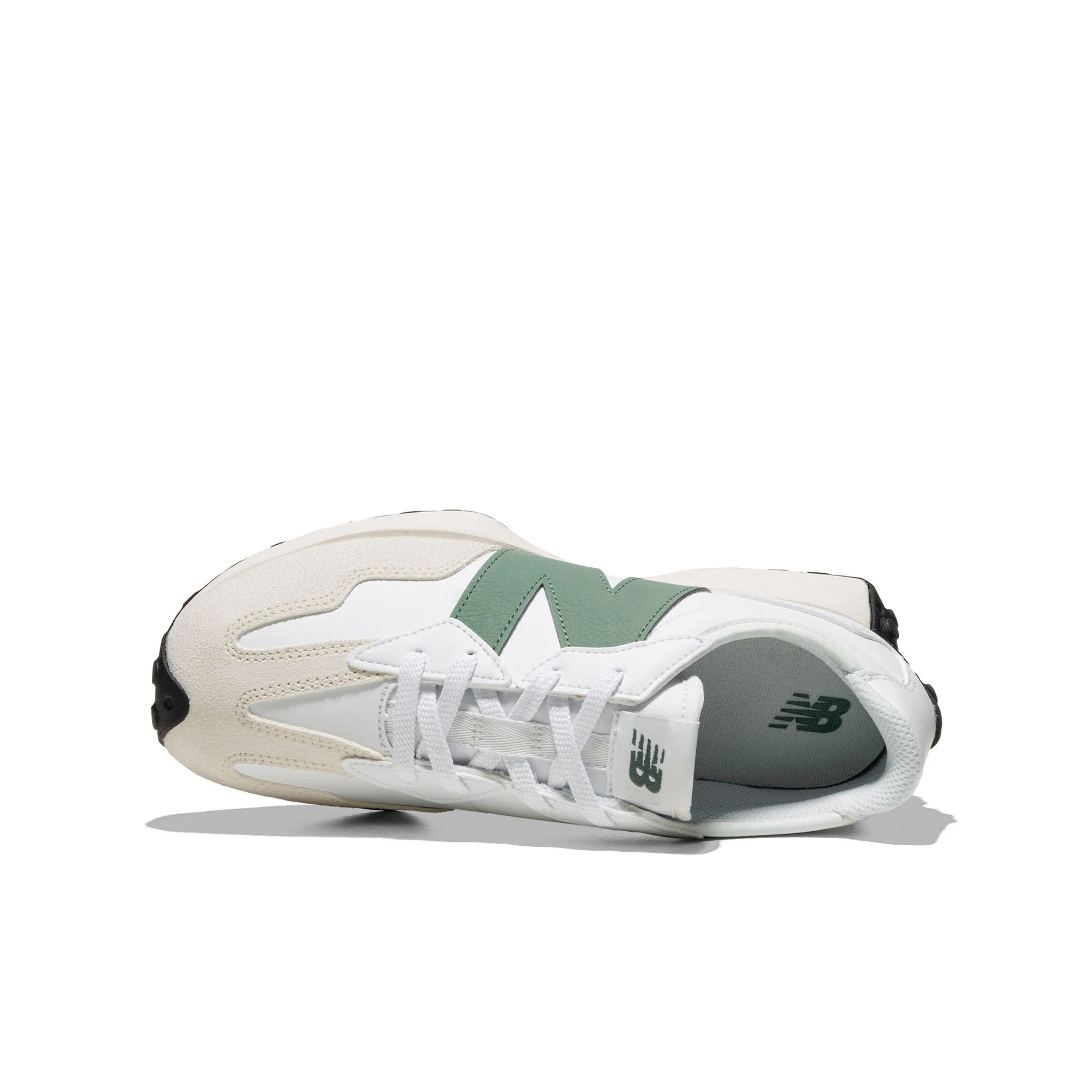 New Balance 327 White/Dark Juniper - Image 5