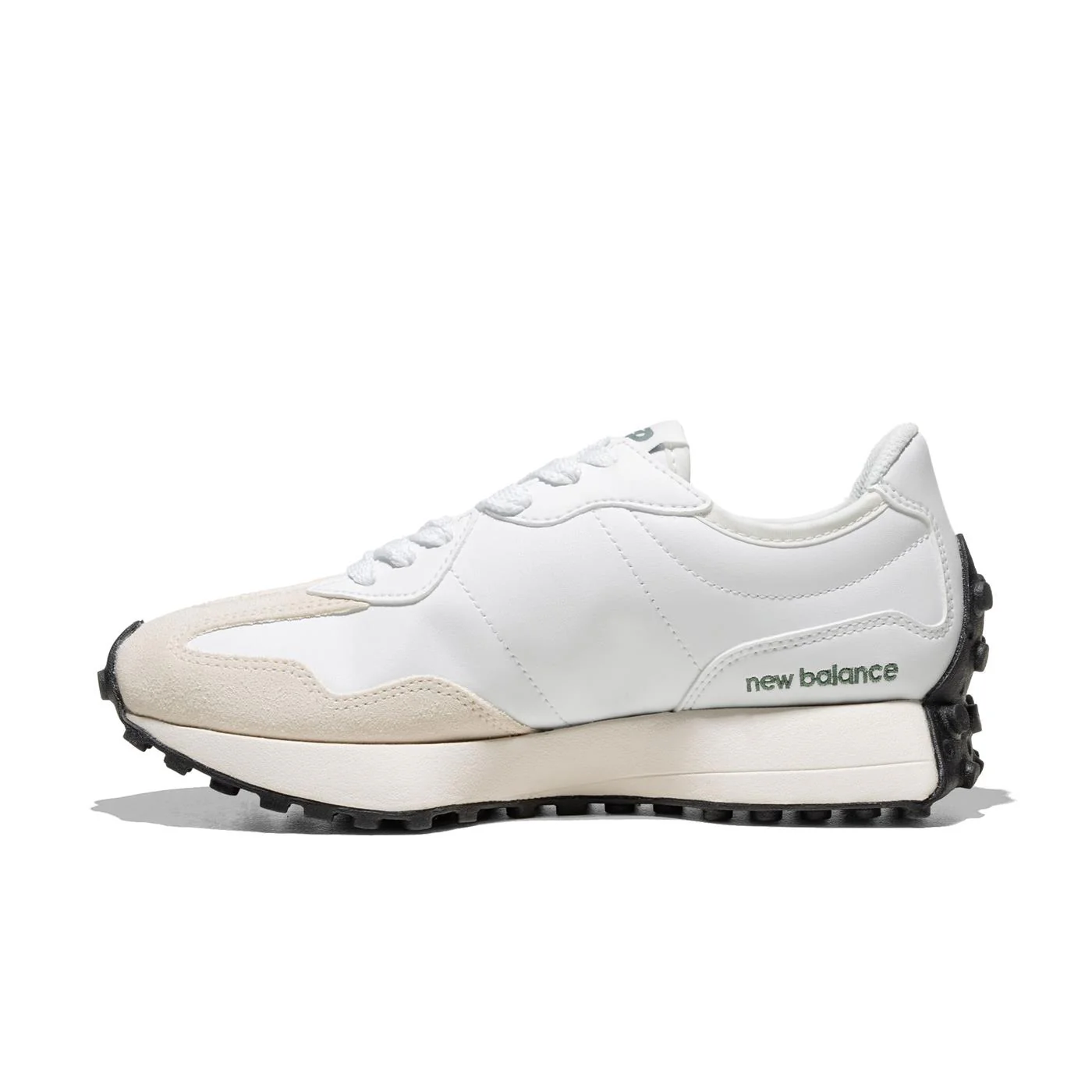 New Balance 327 White/Dark Juniper - Image 3