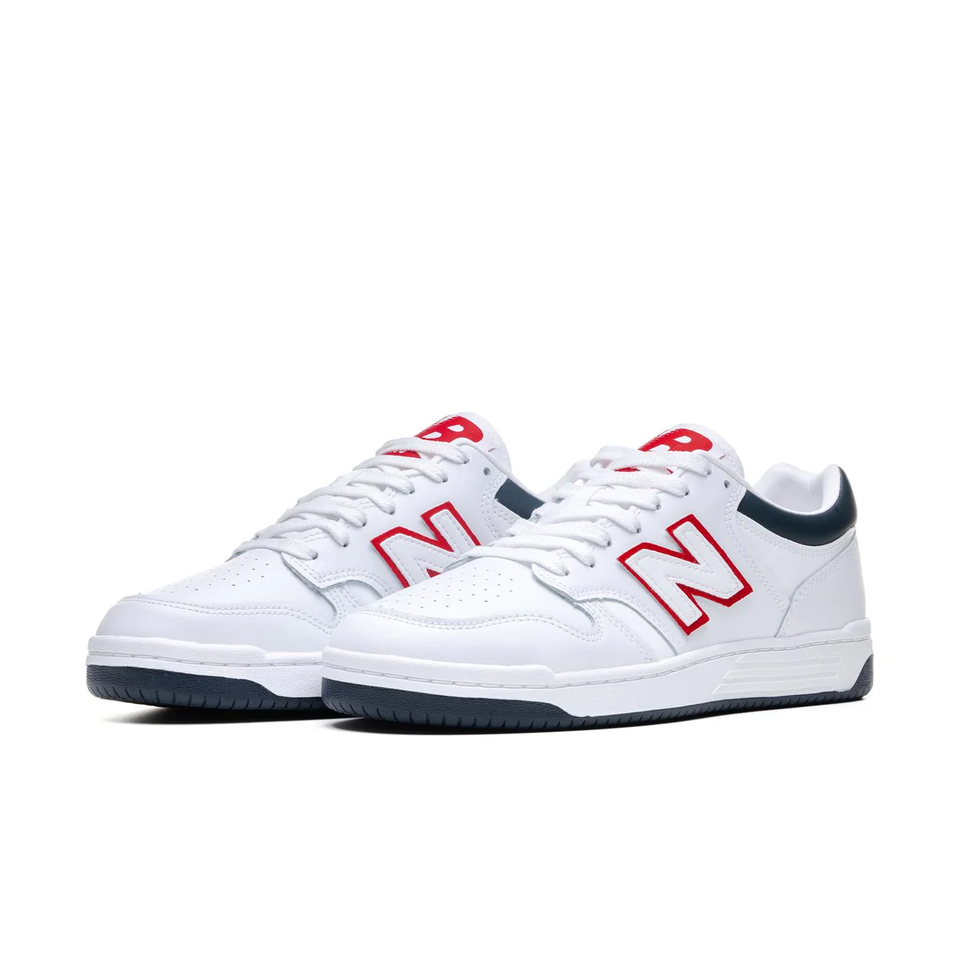 New Balance 480 White/Navy - Image 3
