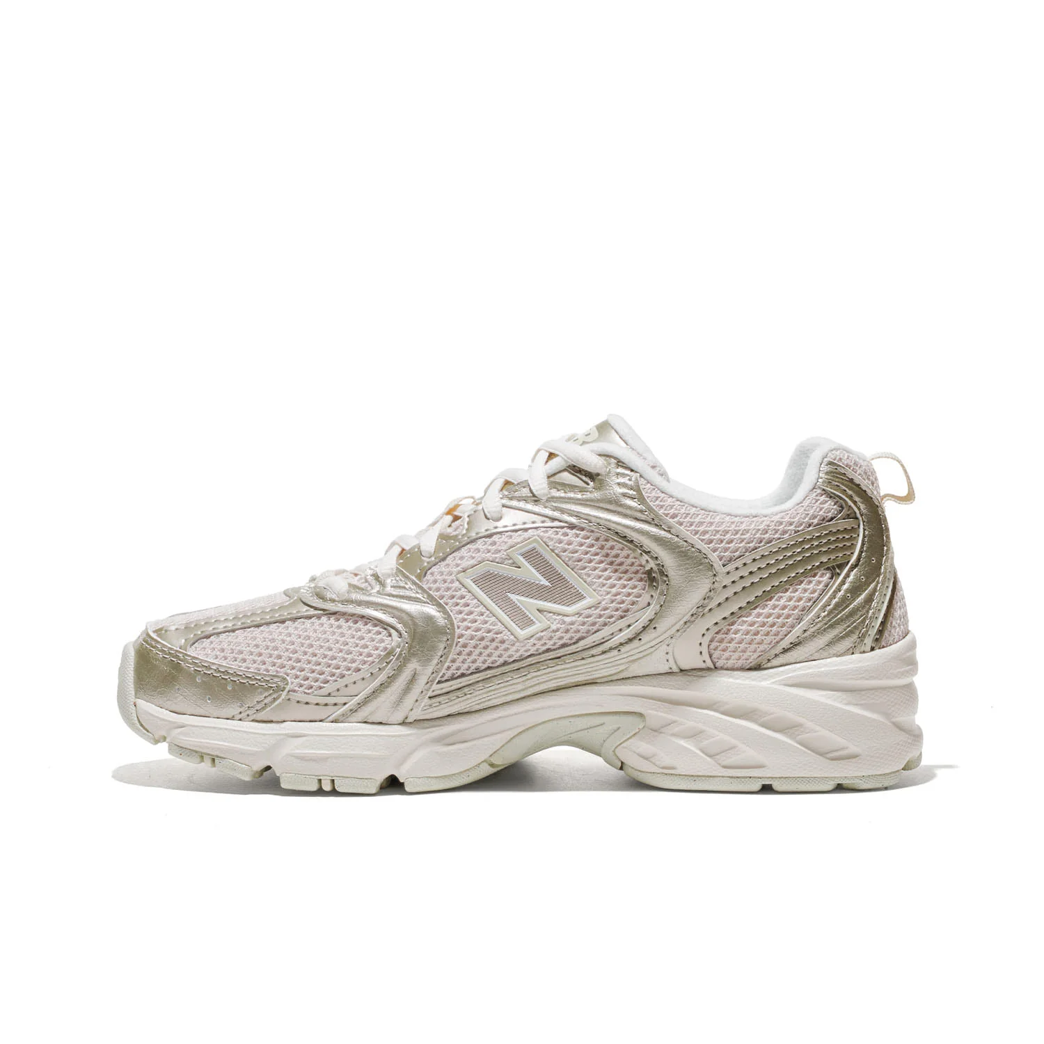 New Balance 530 Gold Metallic/Linen - Image 2