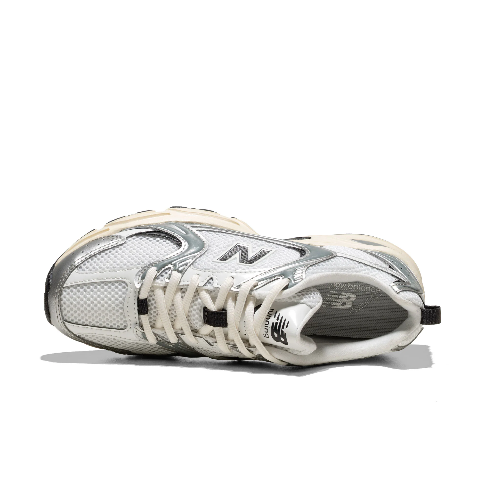 New Balance 530 Silver Metallic/Black Cement - Image 5